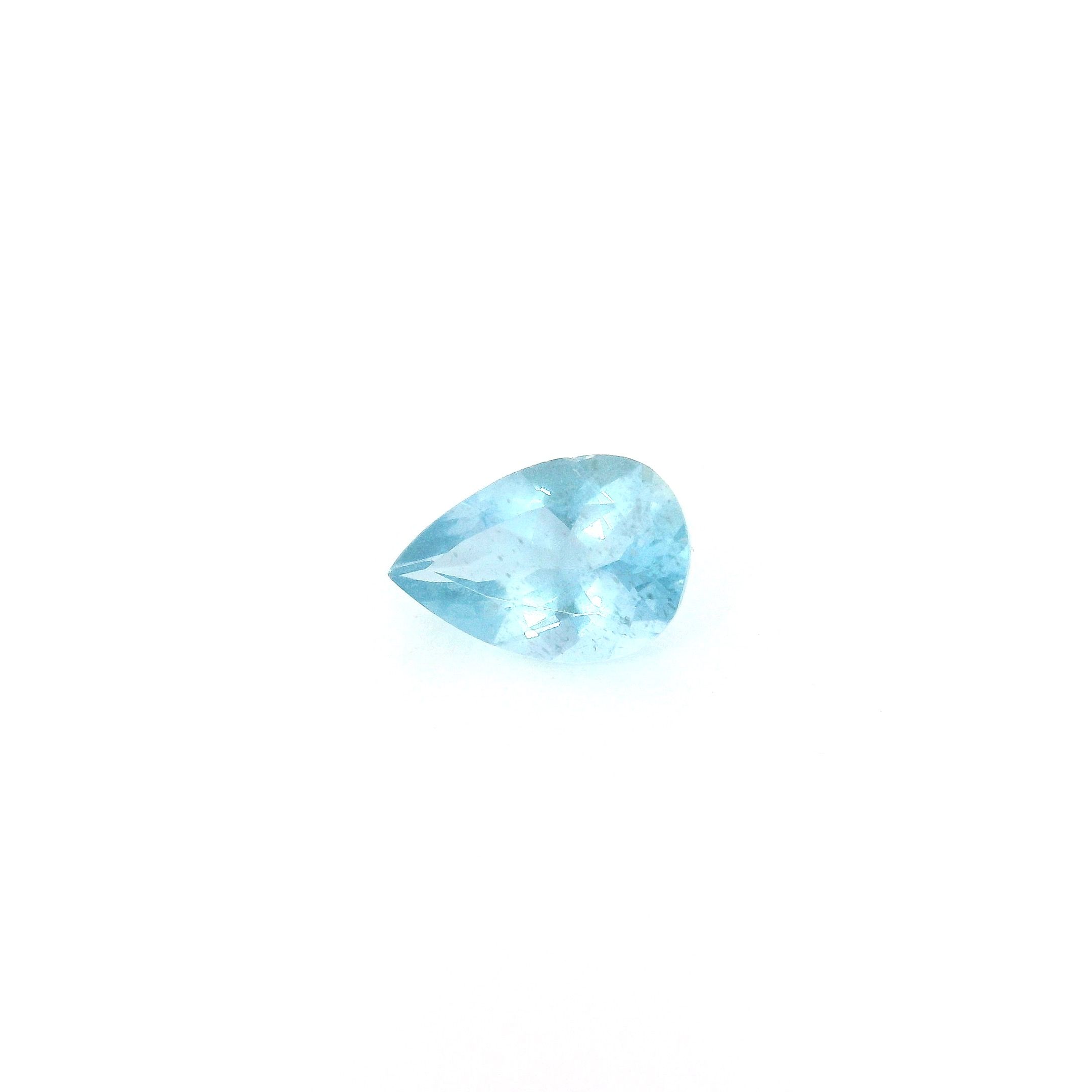 0.55 ct Pear Blue Natural Aquamarine