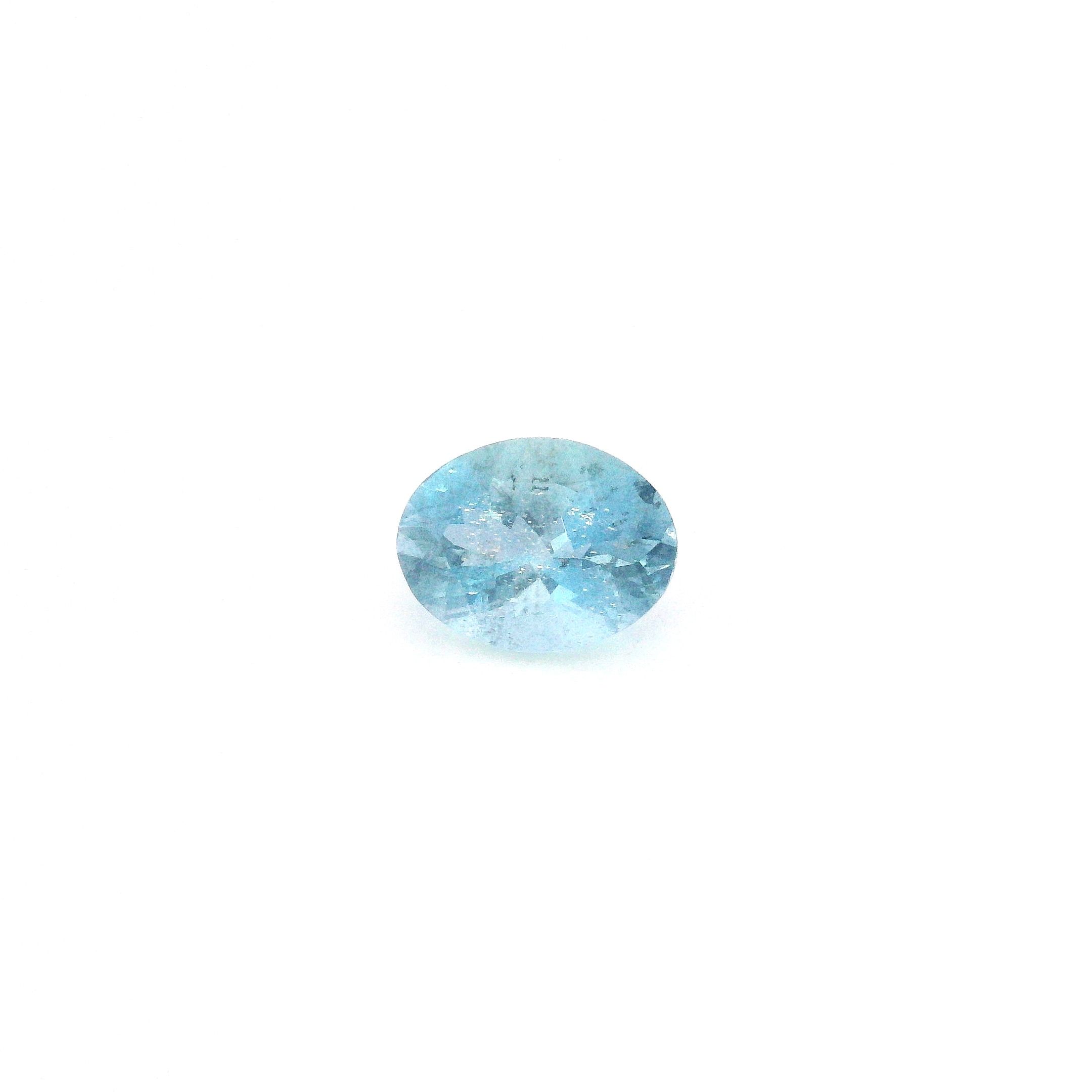 1.47 ct Oval Blue Natural Aquamarine