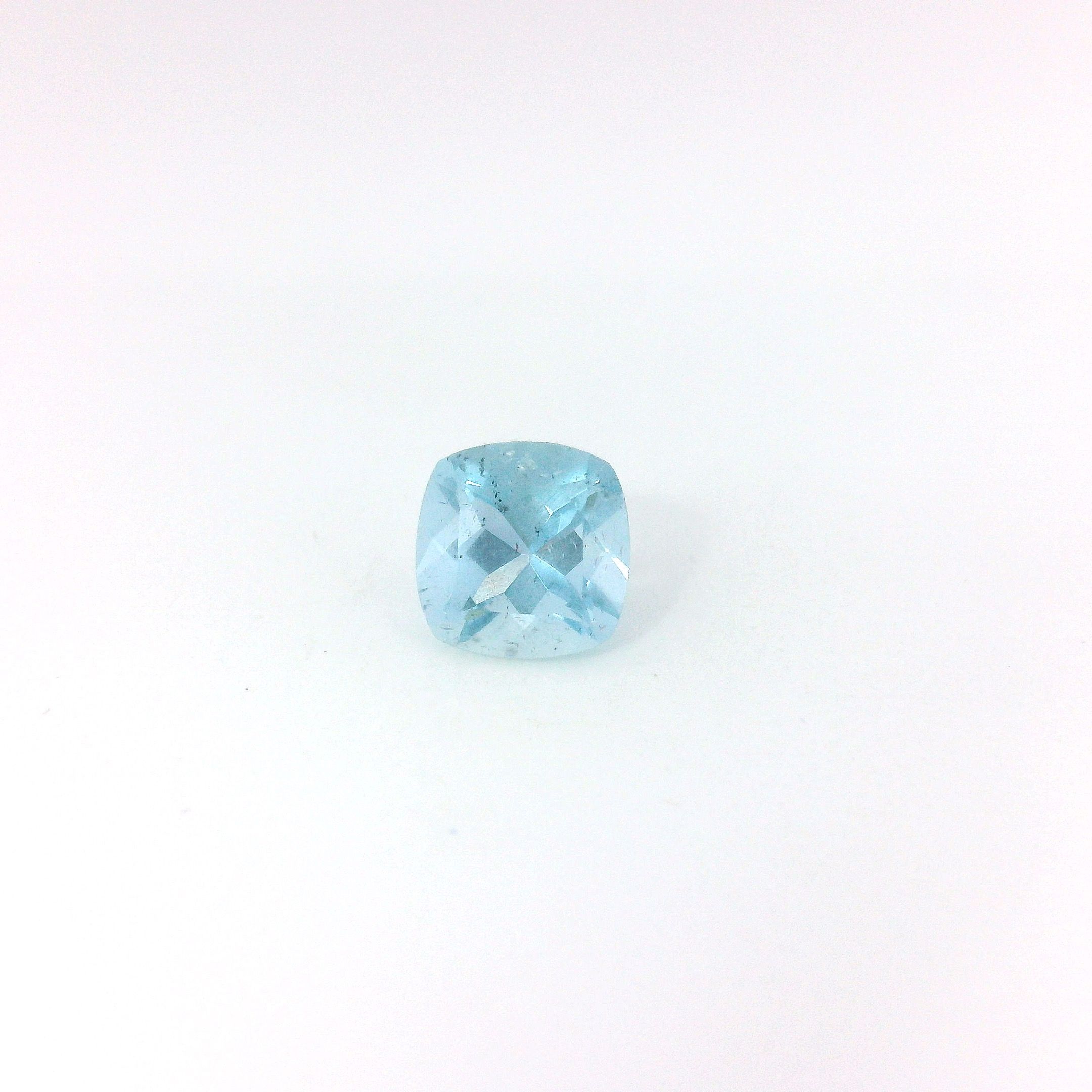 0.53 ct Cushion Blue Natural Aquamarine