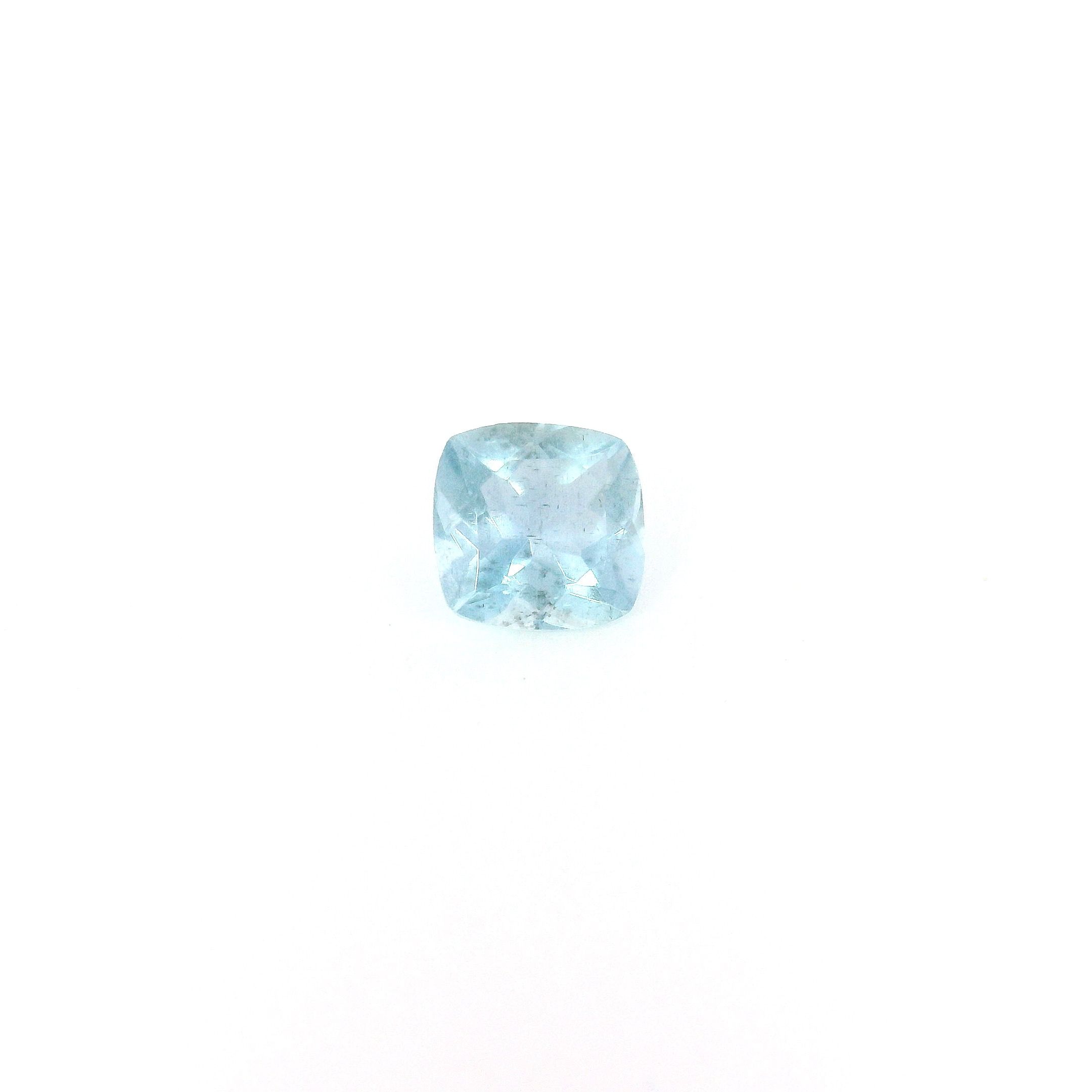 0.42 ct Cushion Blue Natural Aquamarine