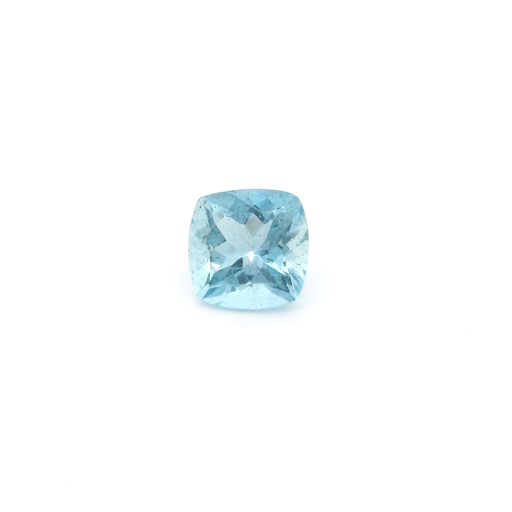0.80 ct Cushion Blue Natural Aquamarine