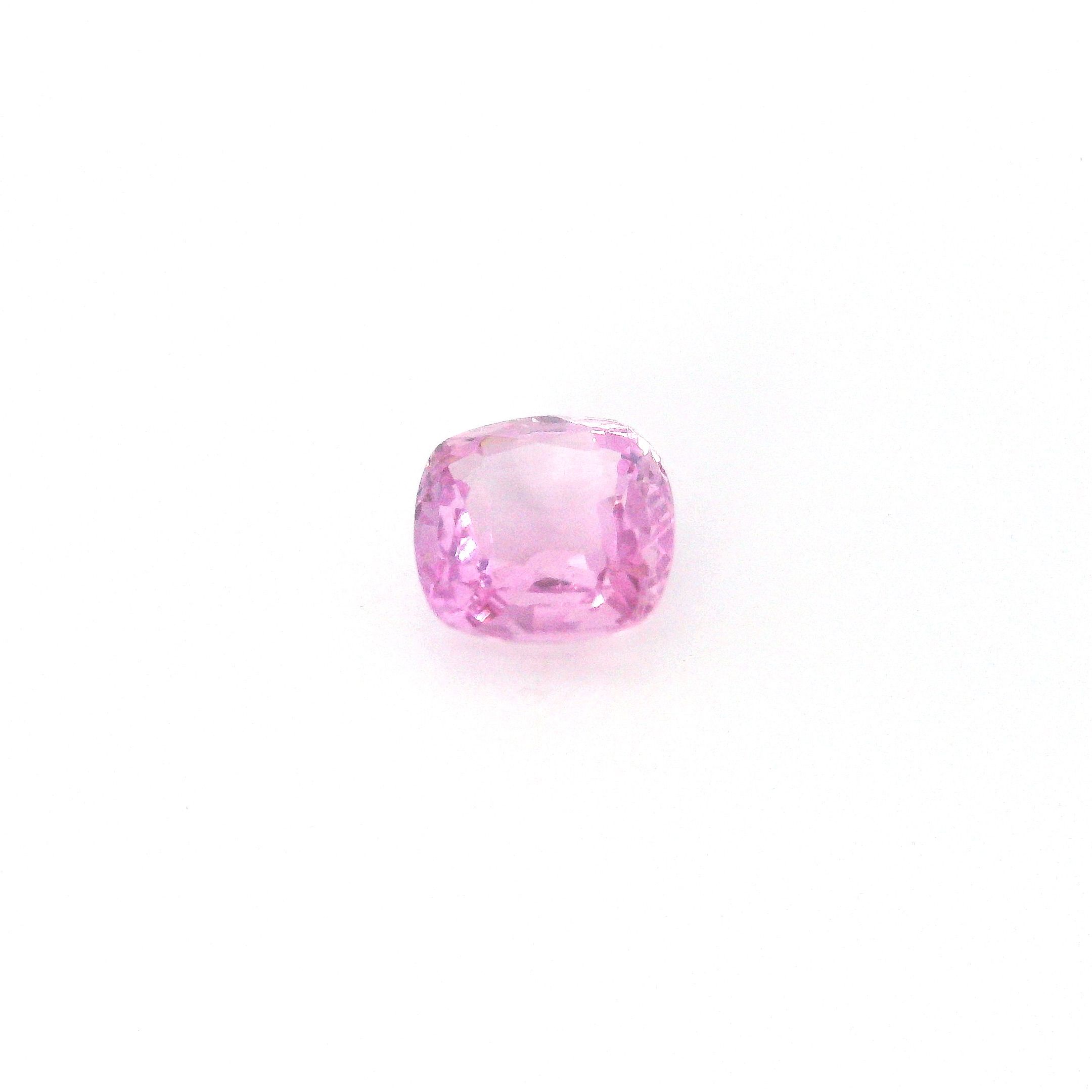 1.45 ct Cushion Pink Natural Sapphire