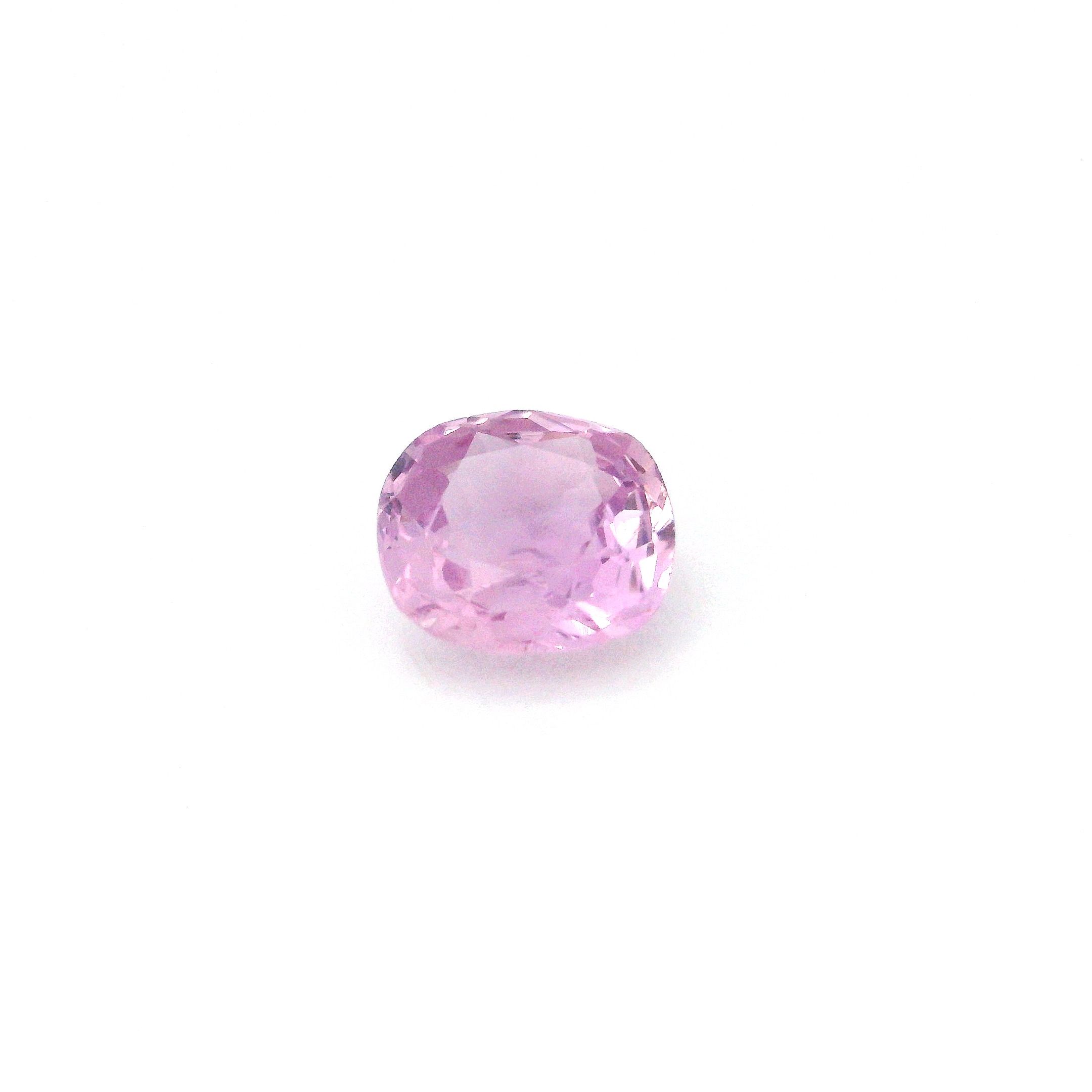1.44 ct Cushion Pink Natural Sapphire