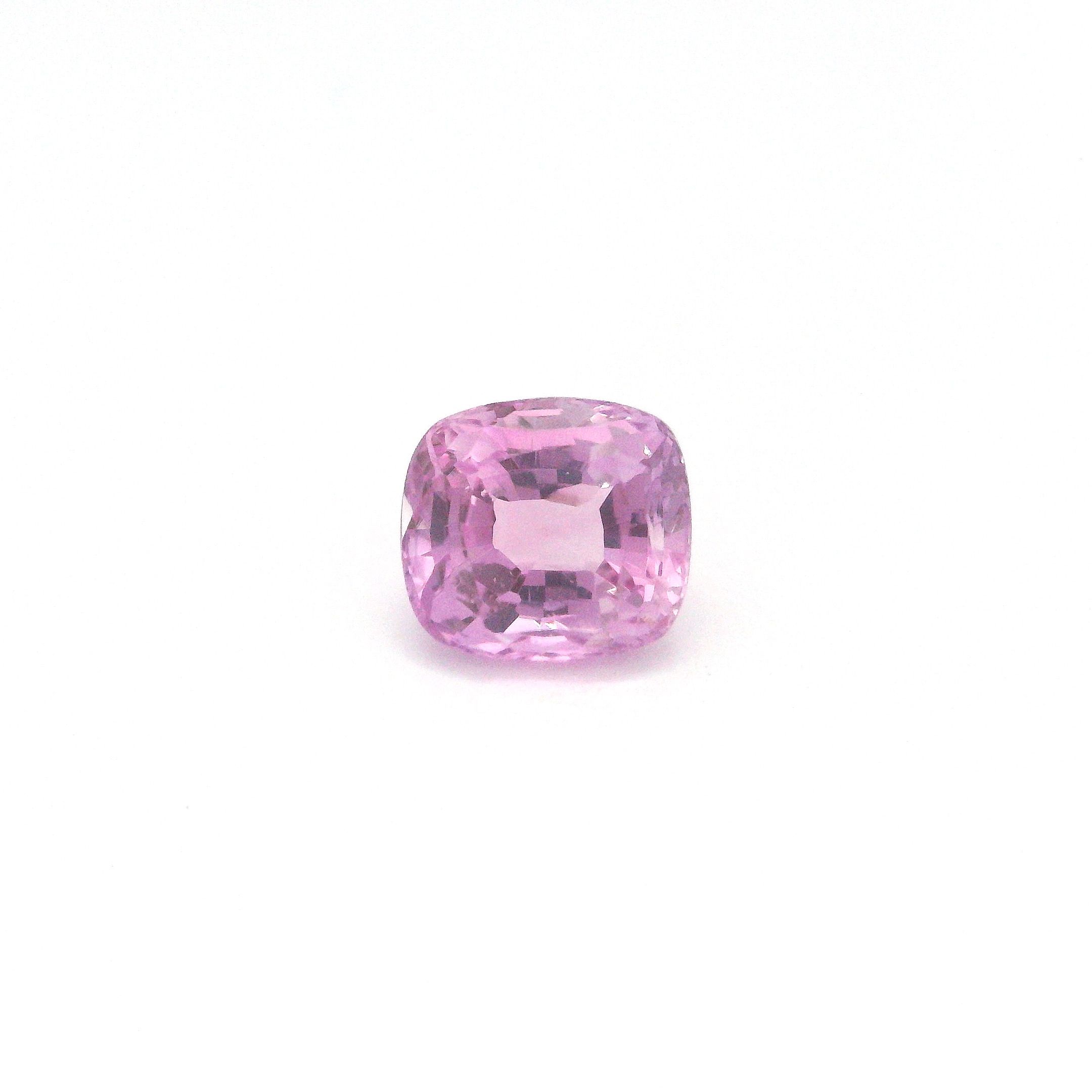1.82 ct Cushion Pink Natural Sapphire