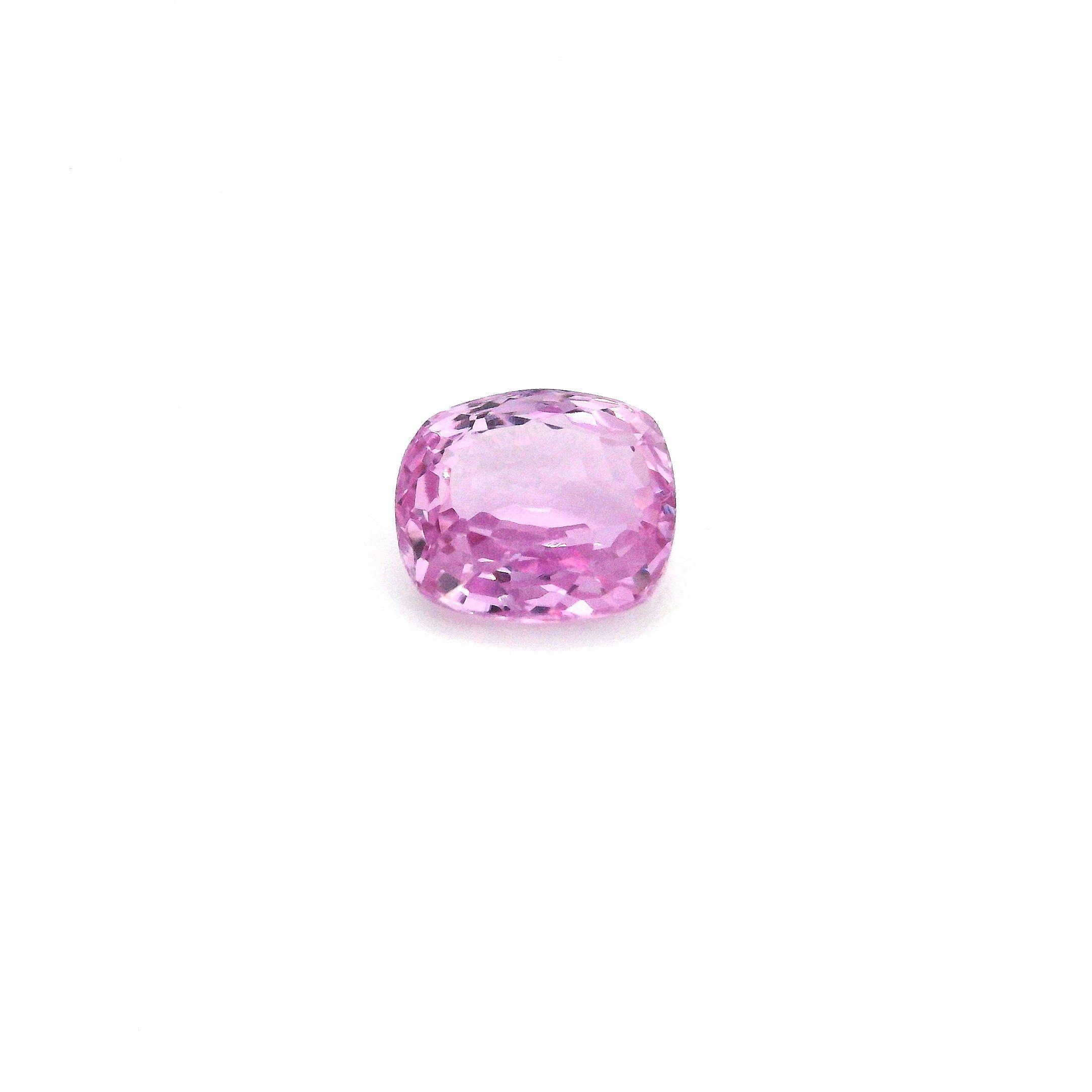 1.52 ct Cushion Pink Natural Sapphire