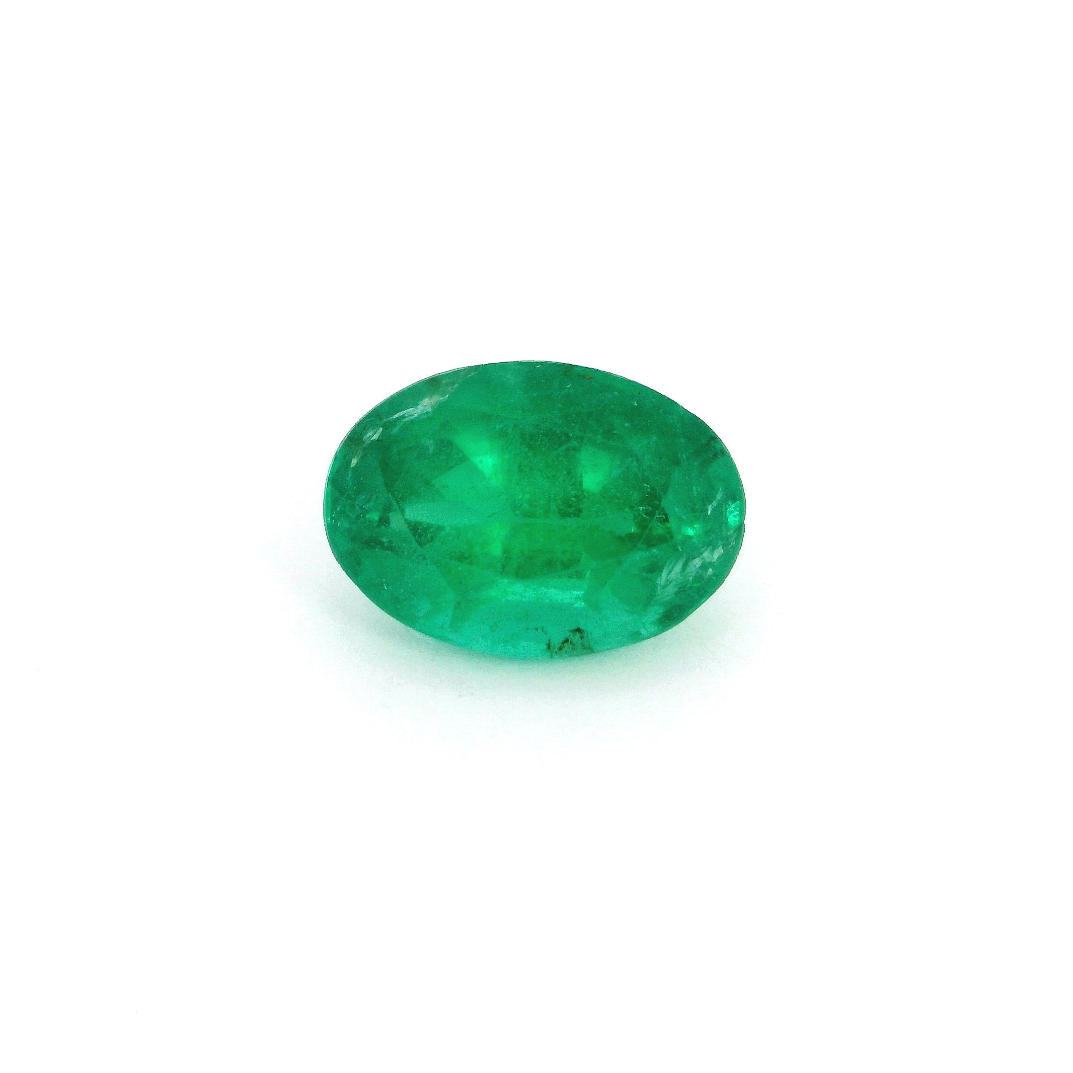 2.38 ct Oval Green Natural Emerald