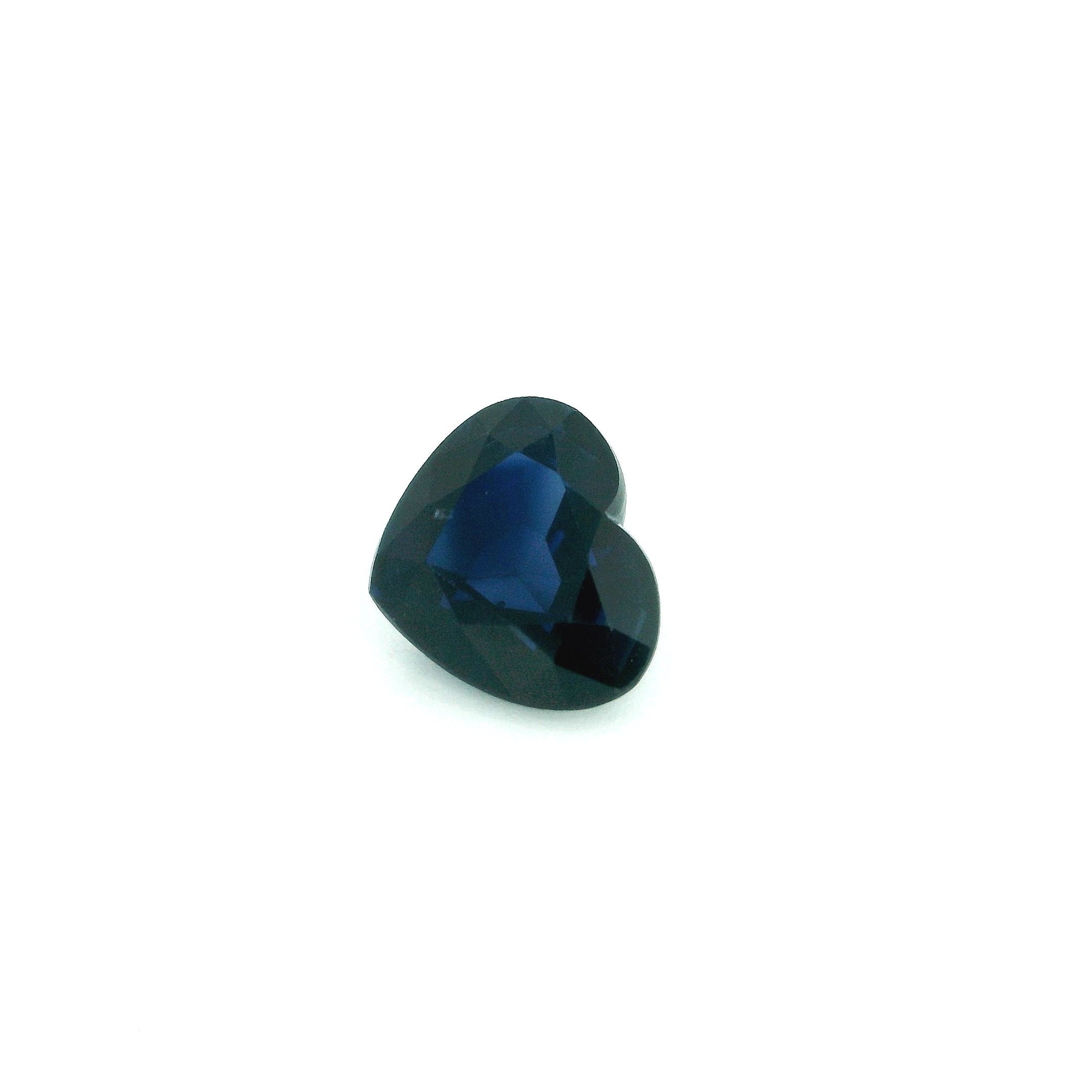 1.98 ct Heart Blue Natural Sapphire