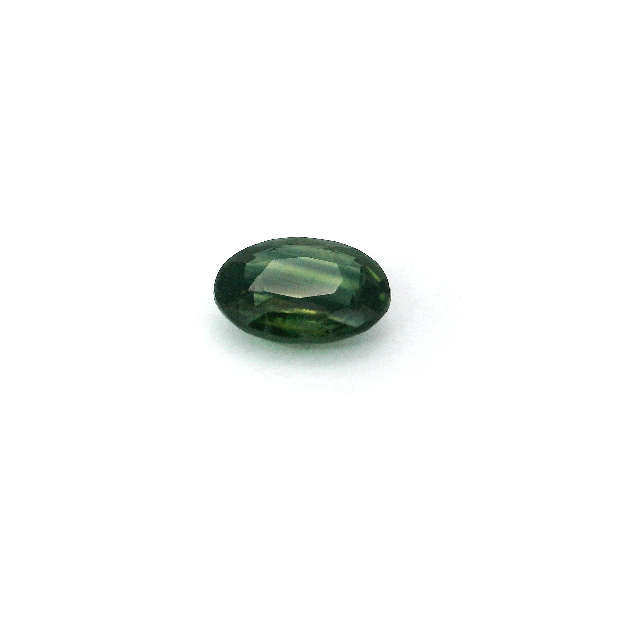 1.09 ct Oval Green Natural Sapphire