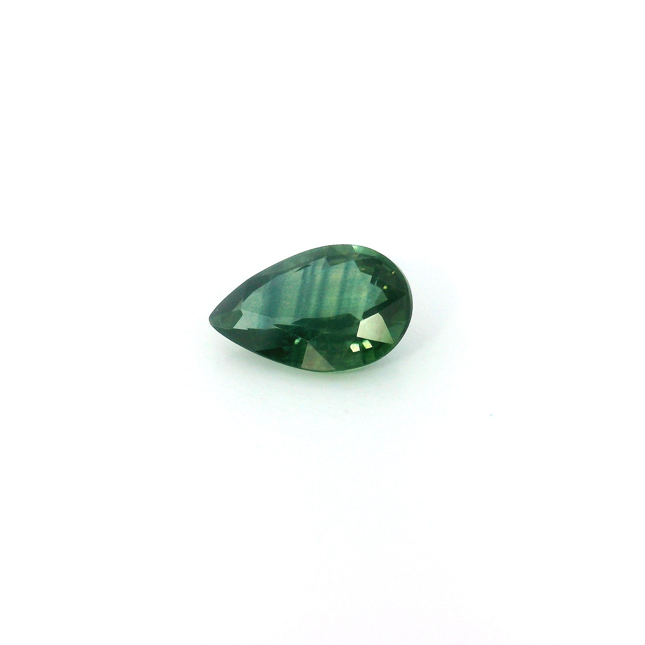 1.04 ct Pear Green Natural Sapphire