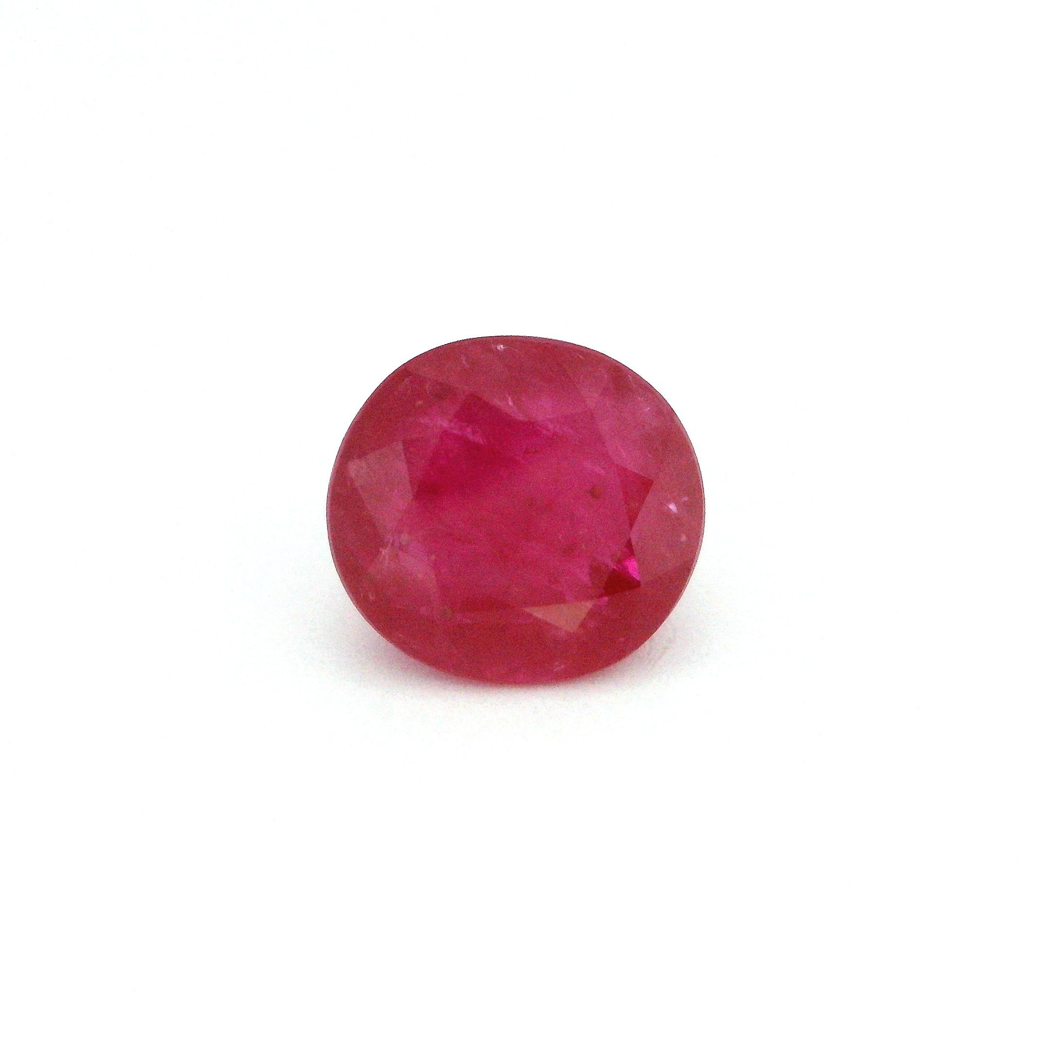 3.83 ct Cushion Red Natural Ruby