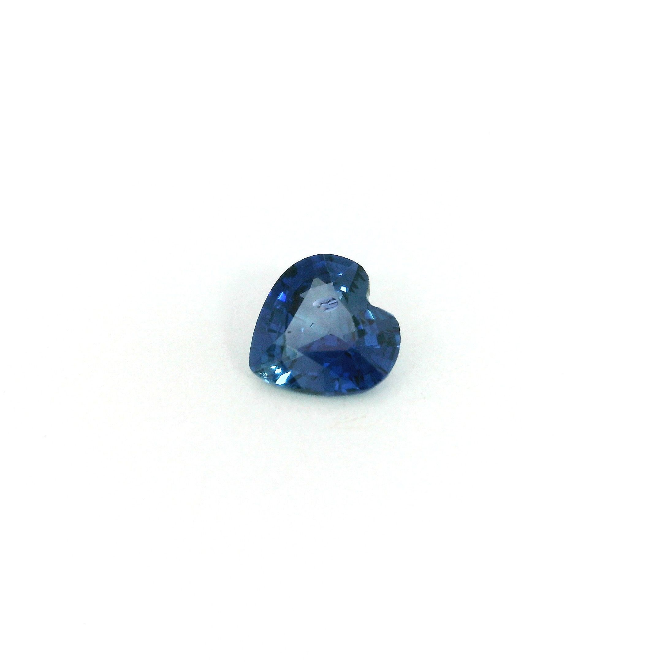 0.81 ct Heart Blue Natural Sapphire