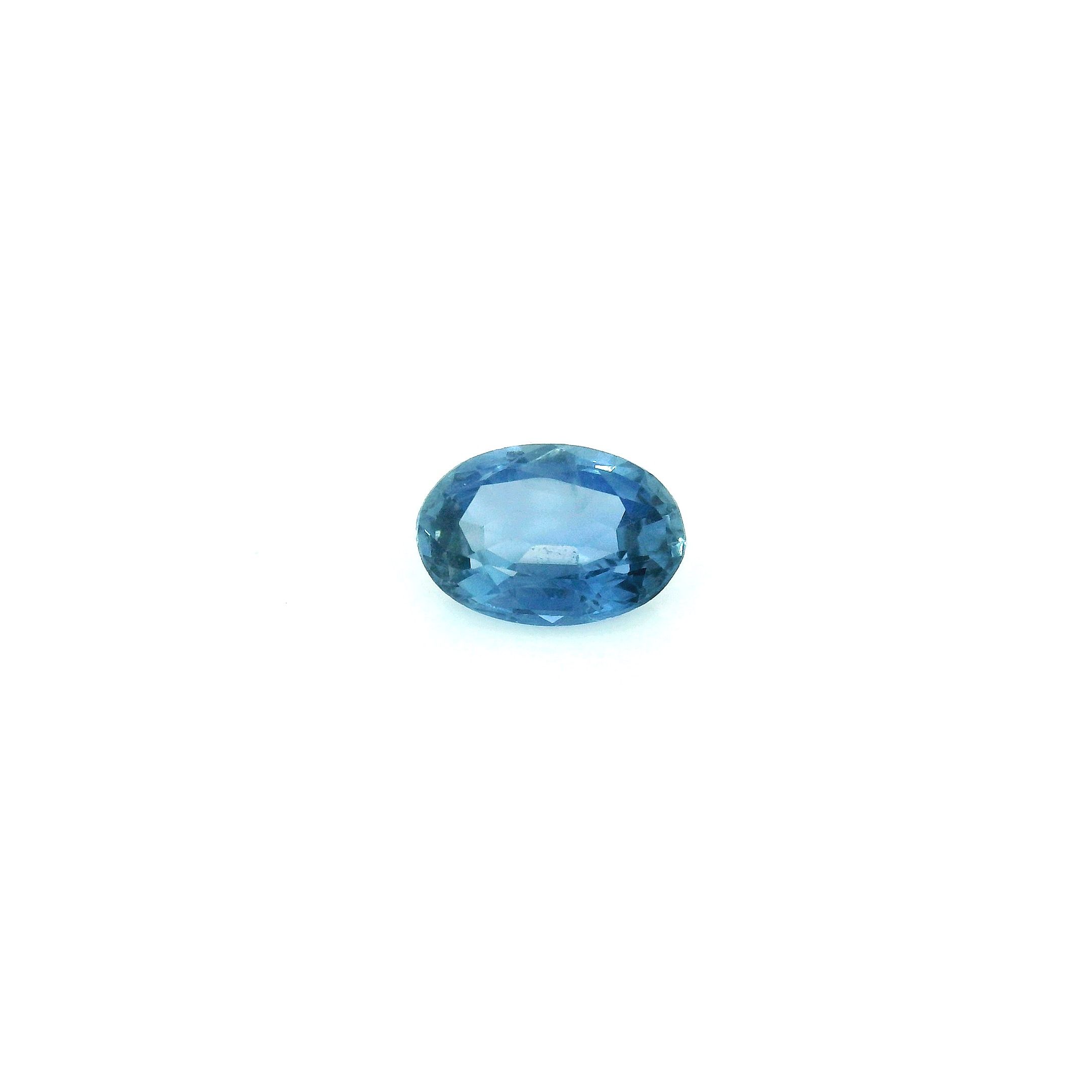 0.64 ct Oval Blue Natural Sapphire