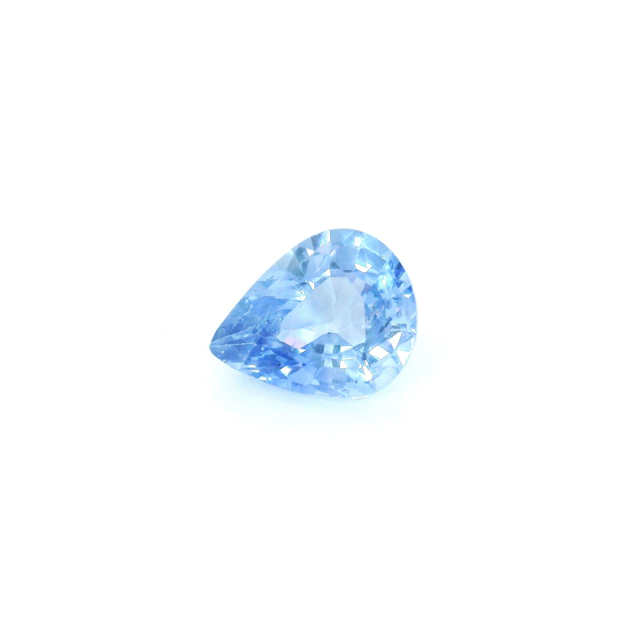 1.80 ct Pear Blue Natural Sapphire