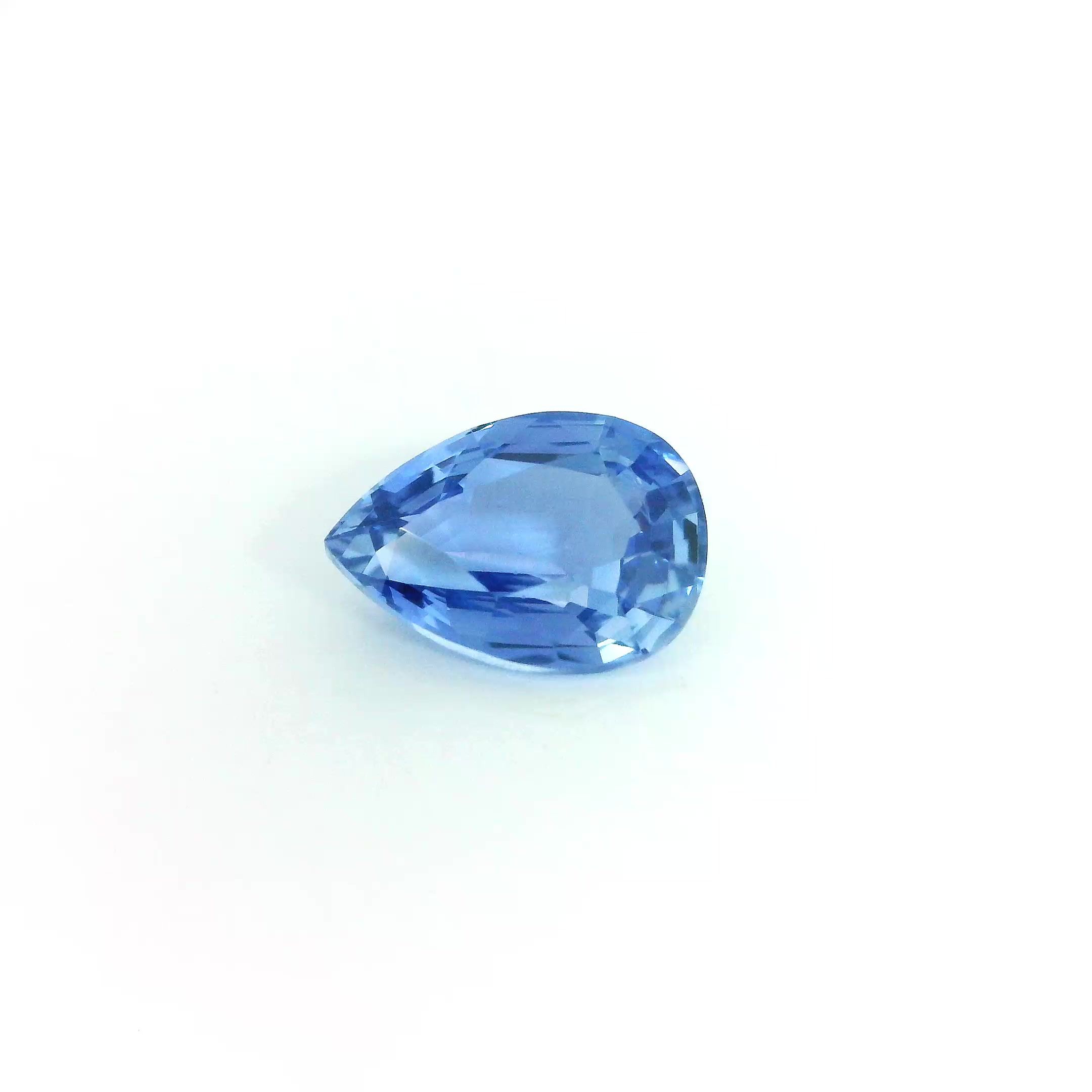 1.85 ct Pear Blue Natural Sapphire