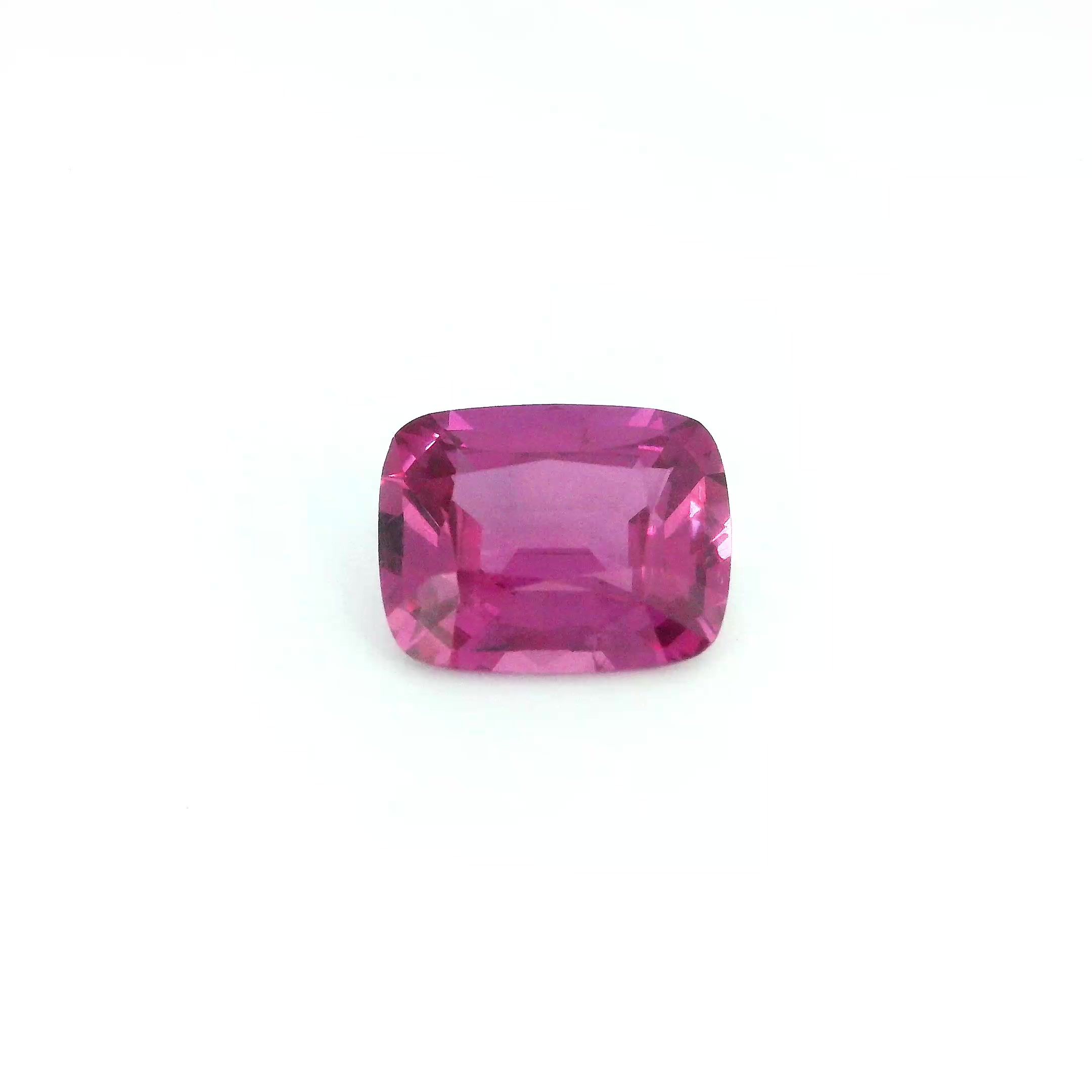 1.91 ct Cushion Red Natural Ruby