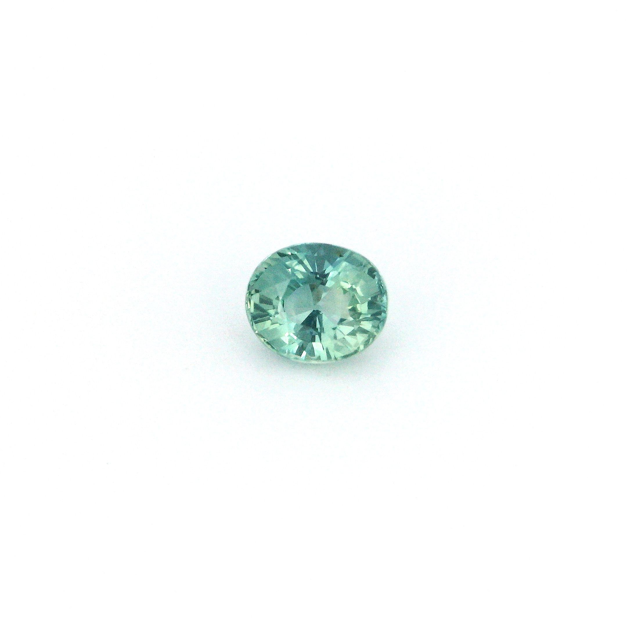 1.03 ct Oval Green Natural Sapphire