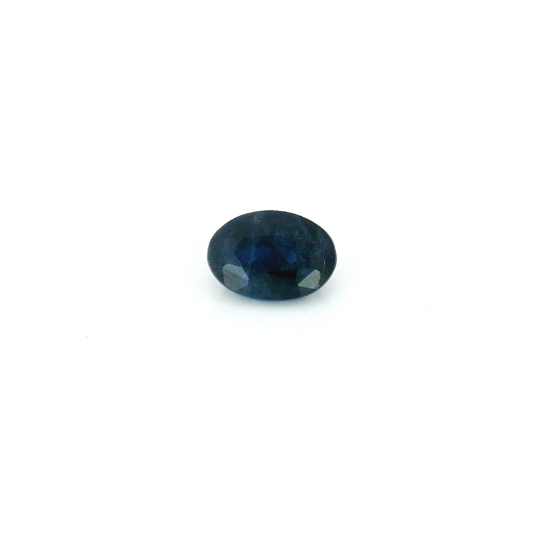0.72 ct Oval Blue Natural Sapphire