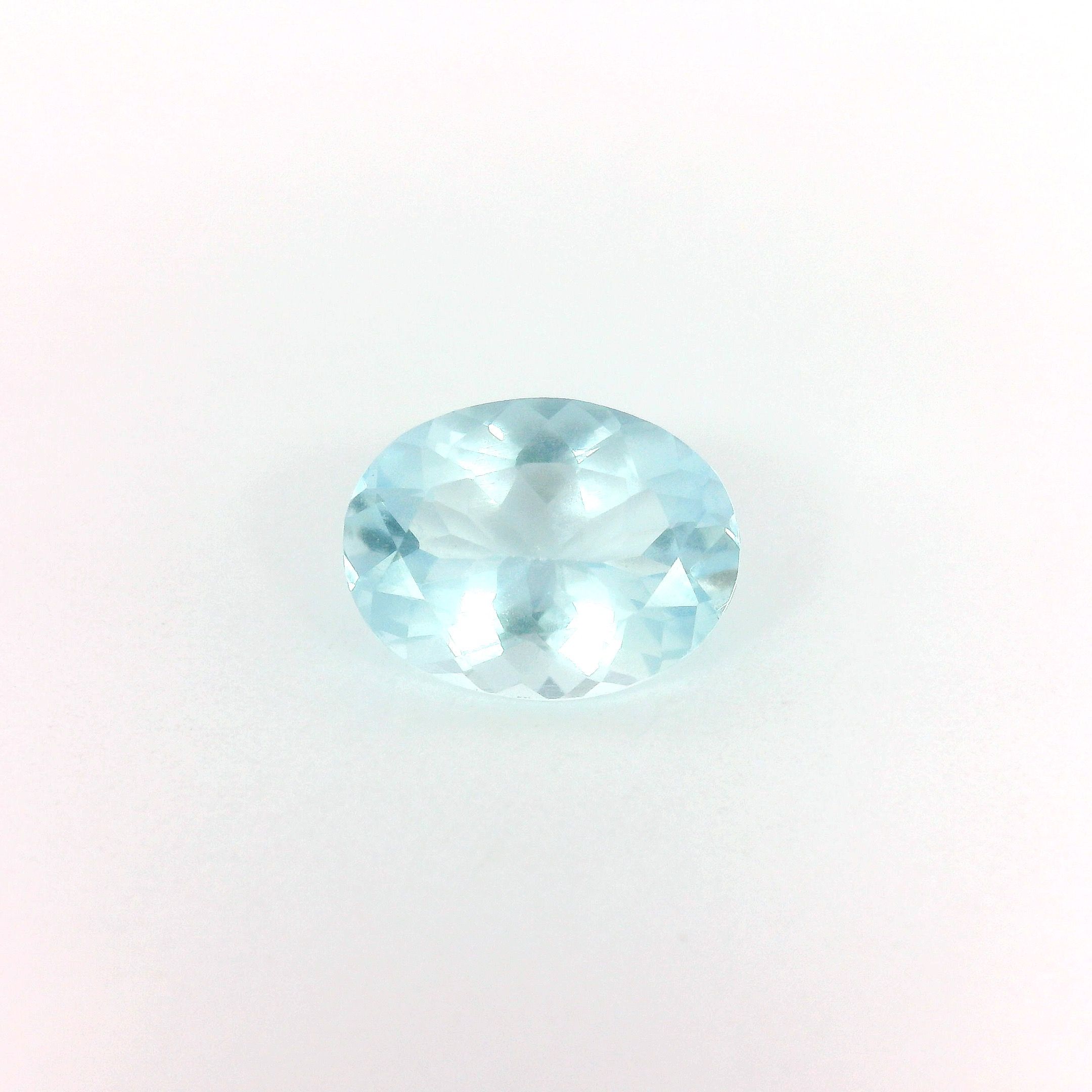 1.51 ct Oval Blue Natural Aquamarine