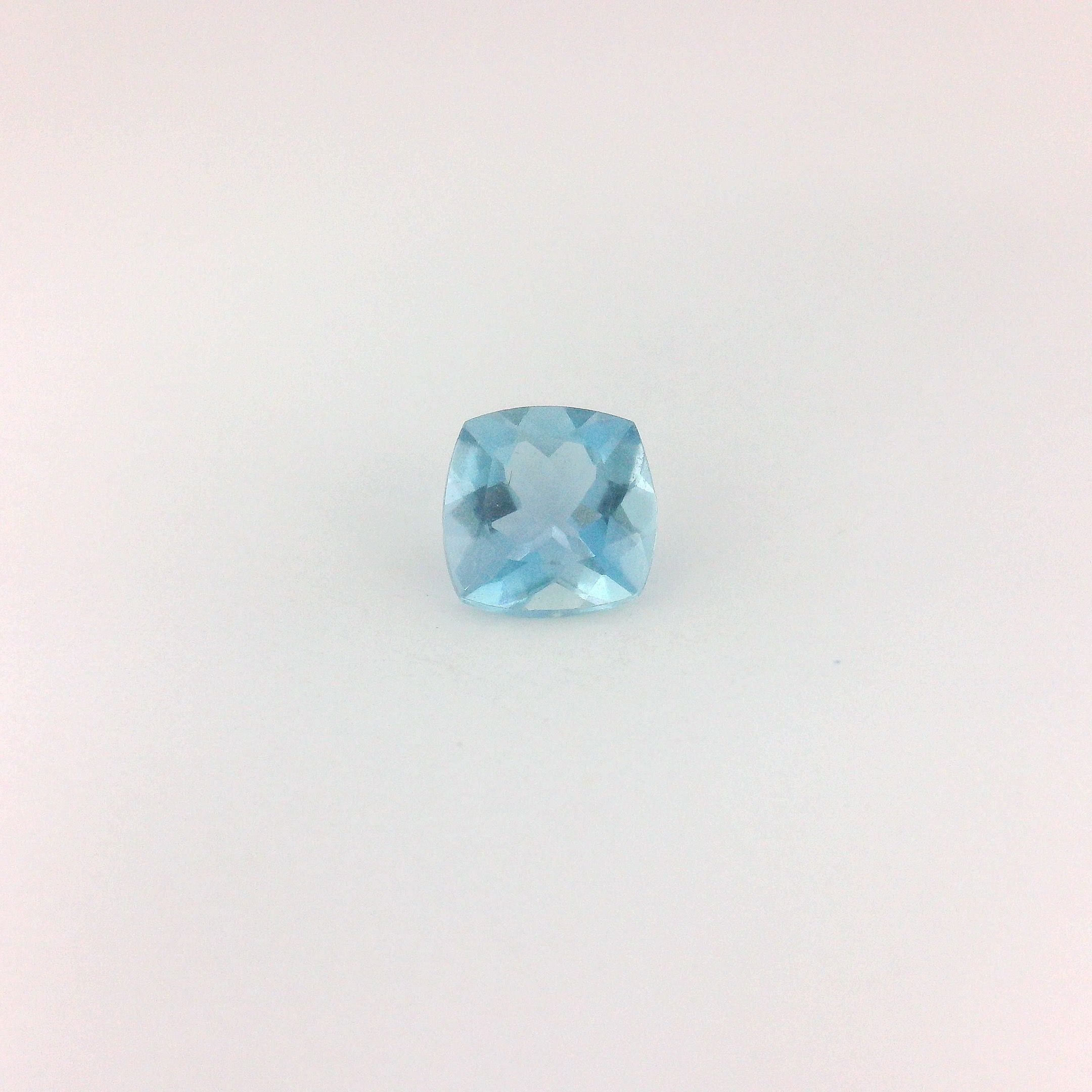 0.65 ct Pear Blue Natural Aquamarine