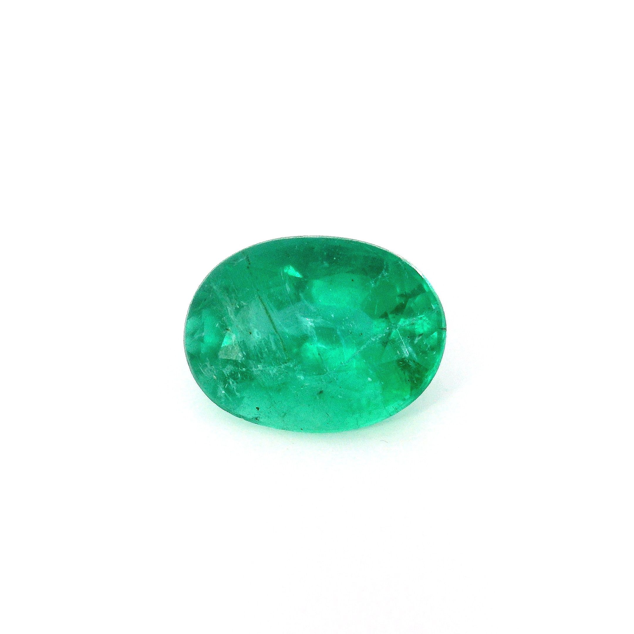 2.49 ct Oval Green Natural Emerald