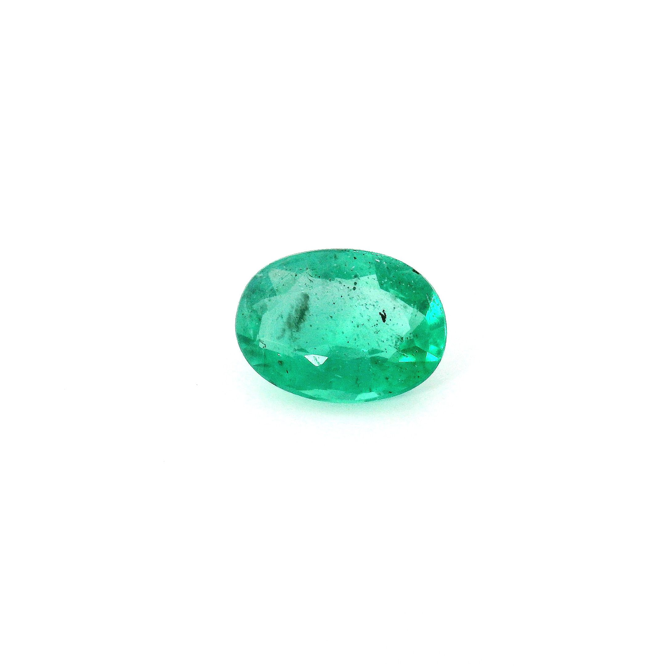 1.03 ct Oval Green Natural Emerald