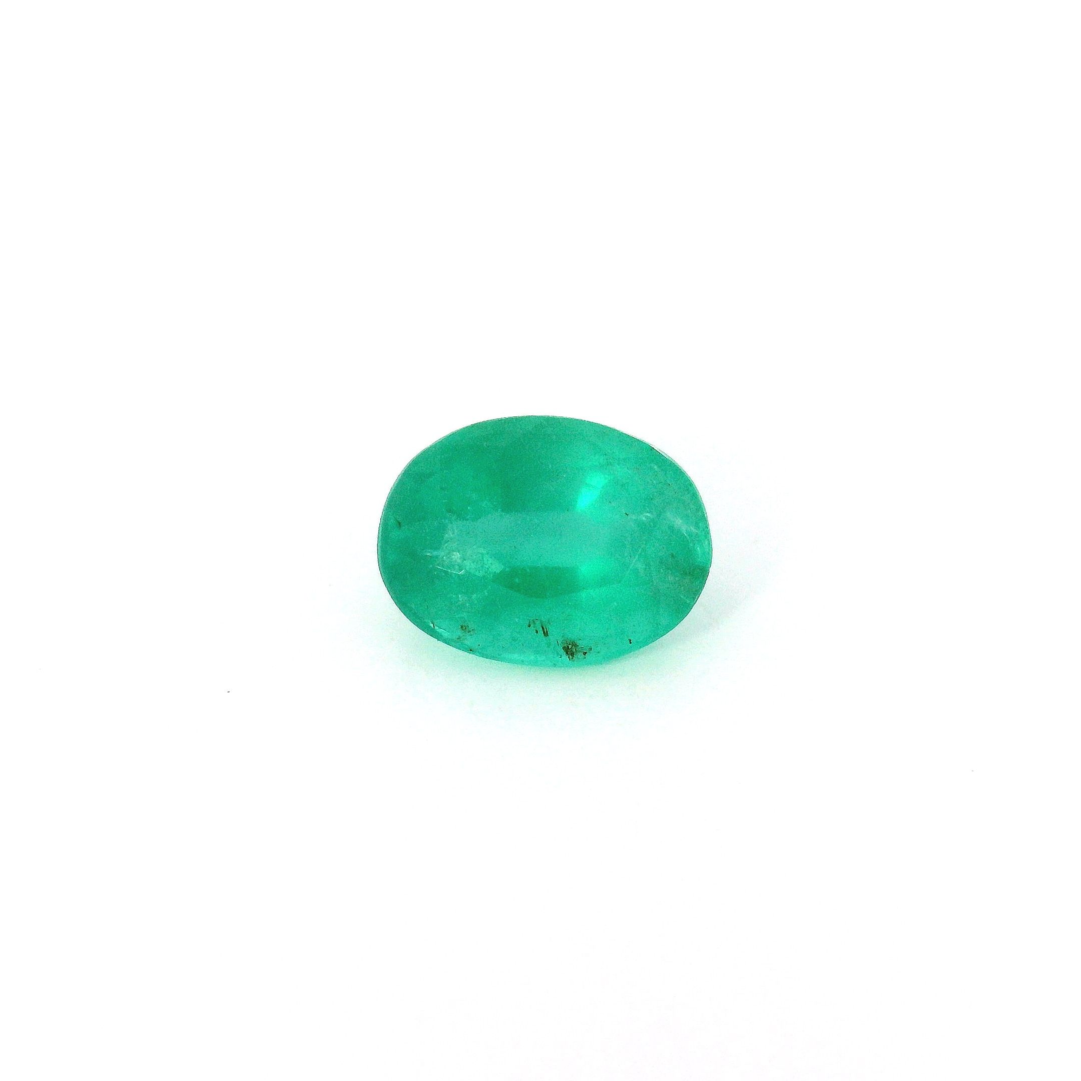 1.15 ct Oval Green Natural Emerald