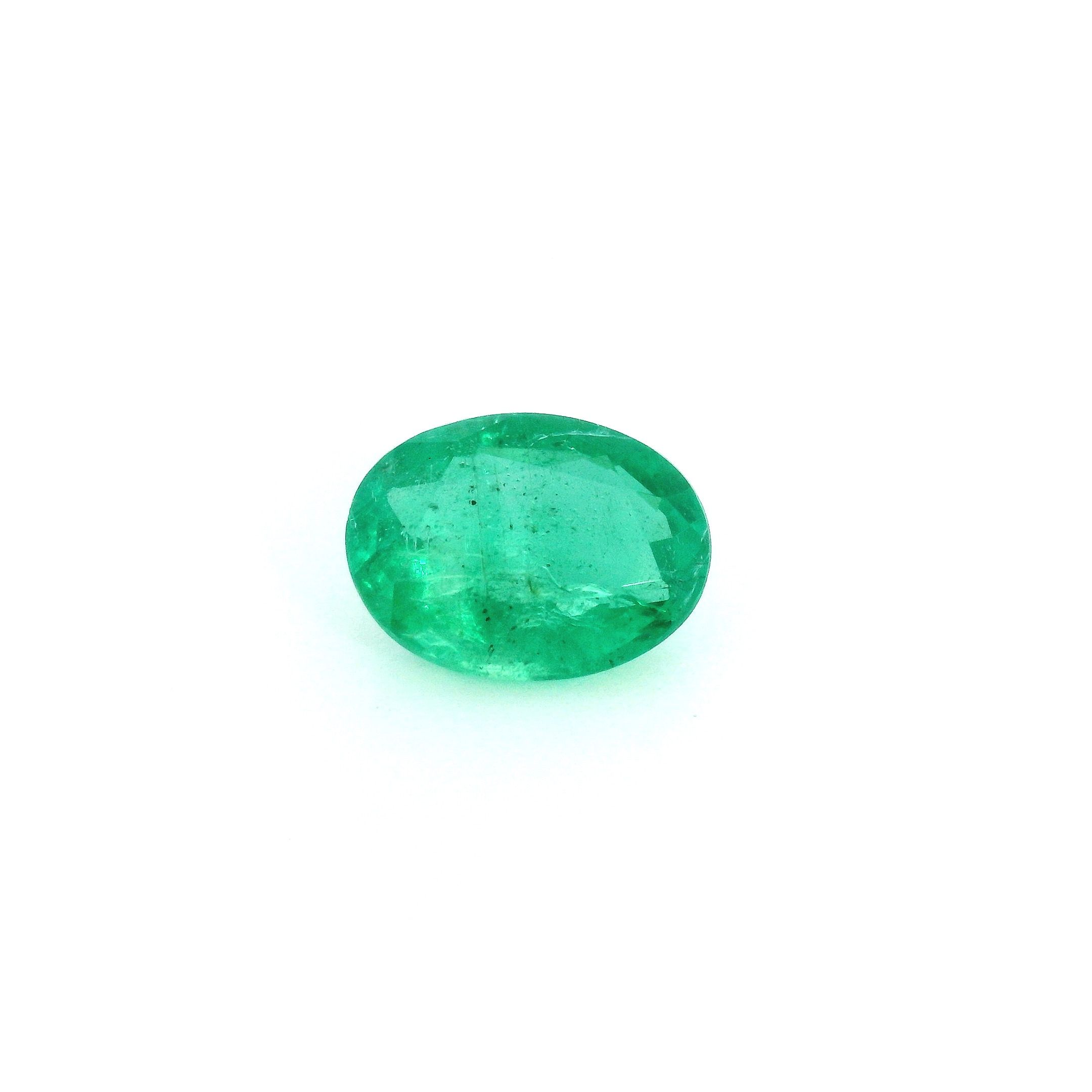 1.23 ct Oval Green Natural Emerald
