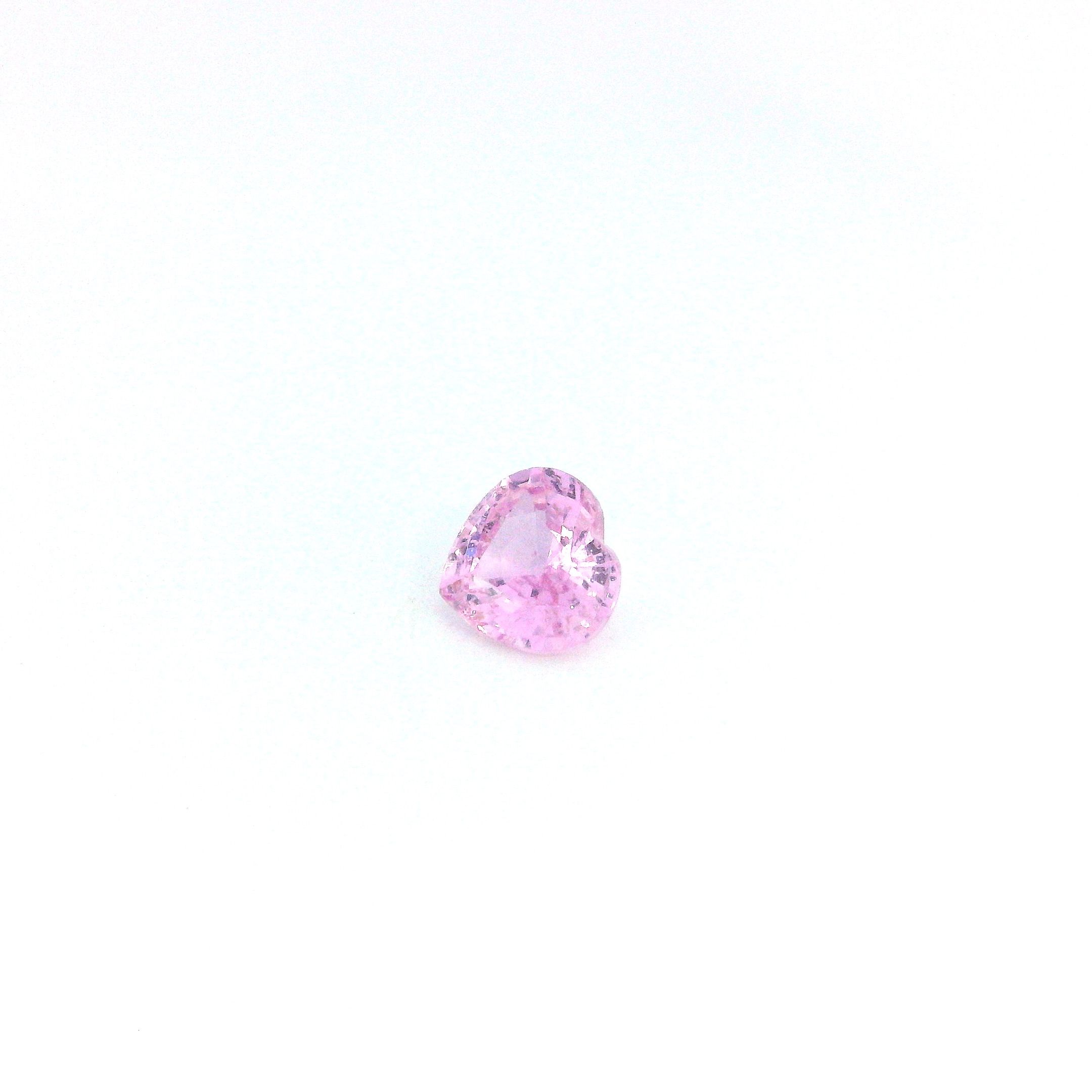 0.43 ct Heart Pink Natural Sapphire