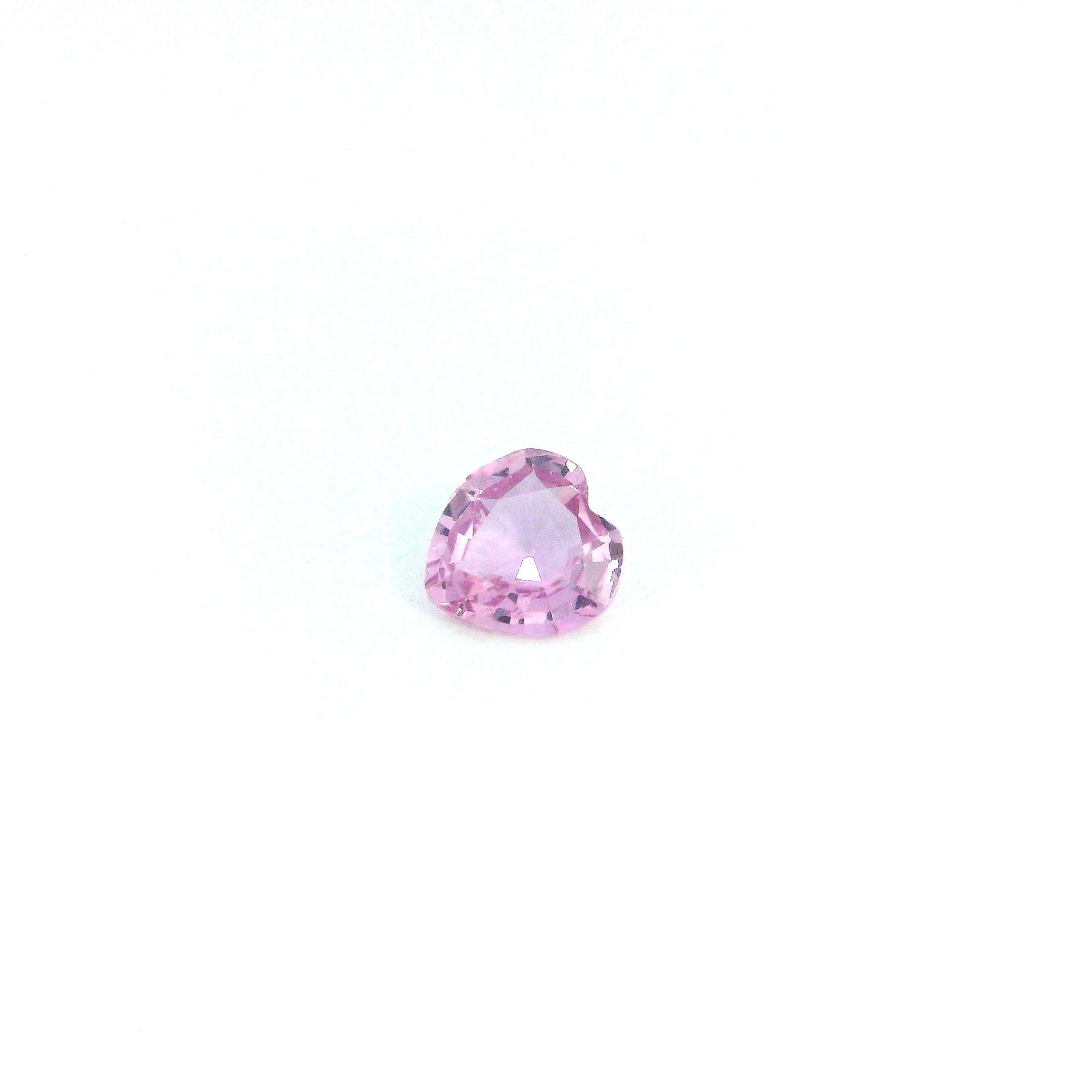 0.43 ct Heart Pink Natural Sapphire