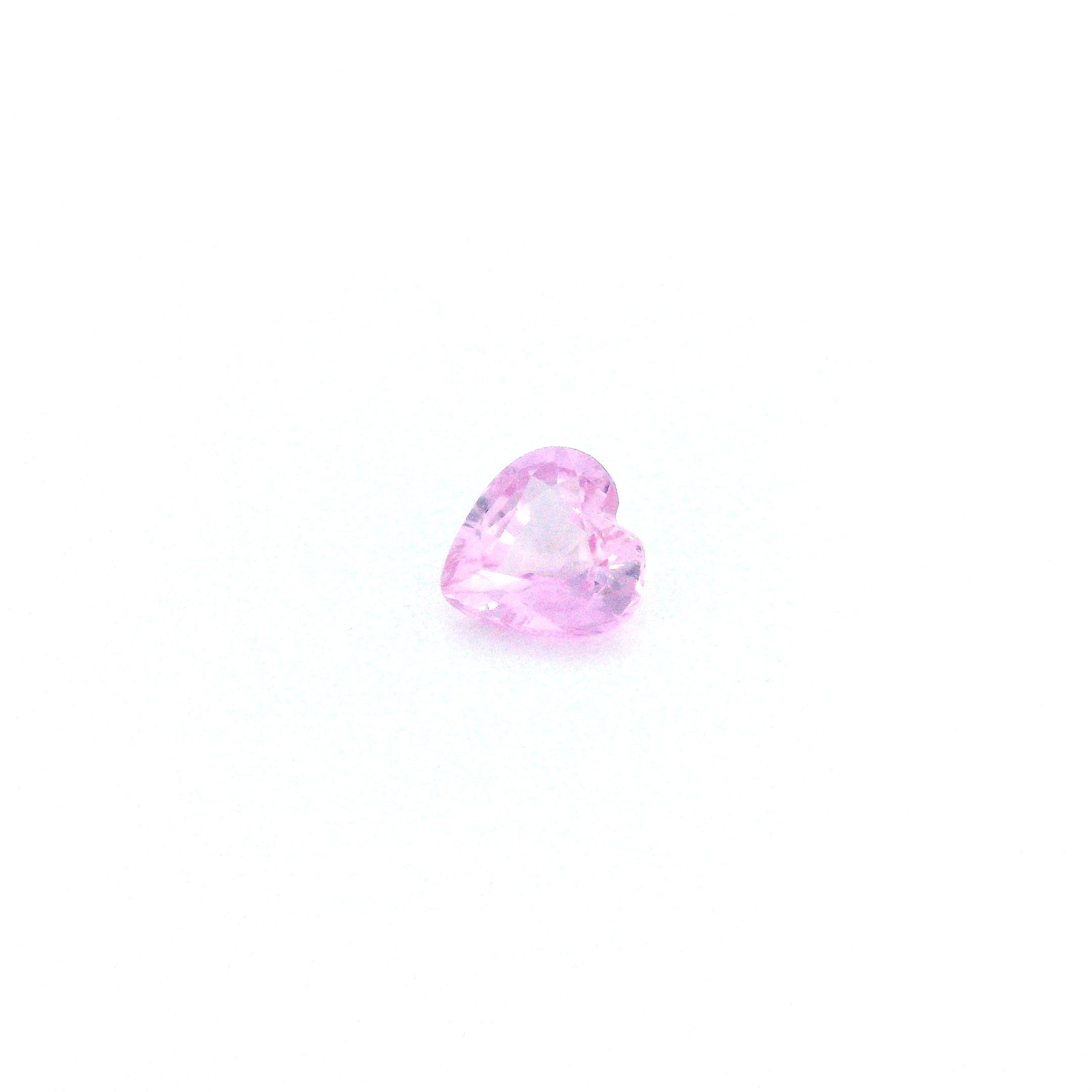 0.42 ct Heart Pink Natural Sapphire