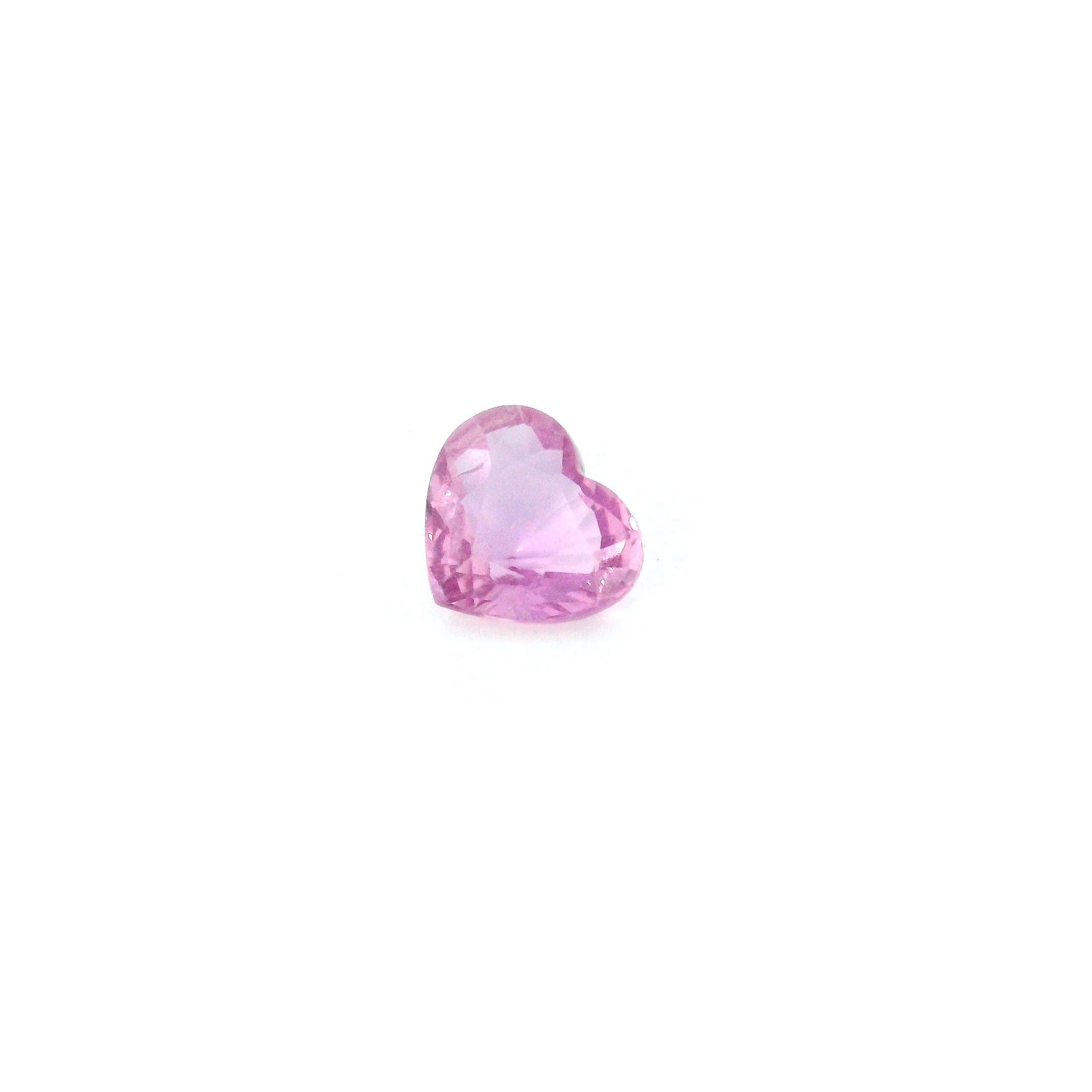 0.56 ct Heart Pink Natural Sapphire