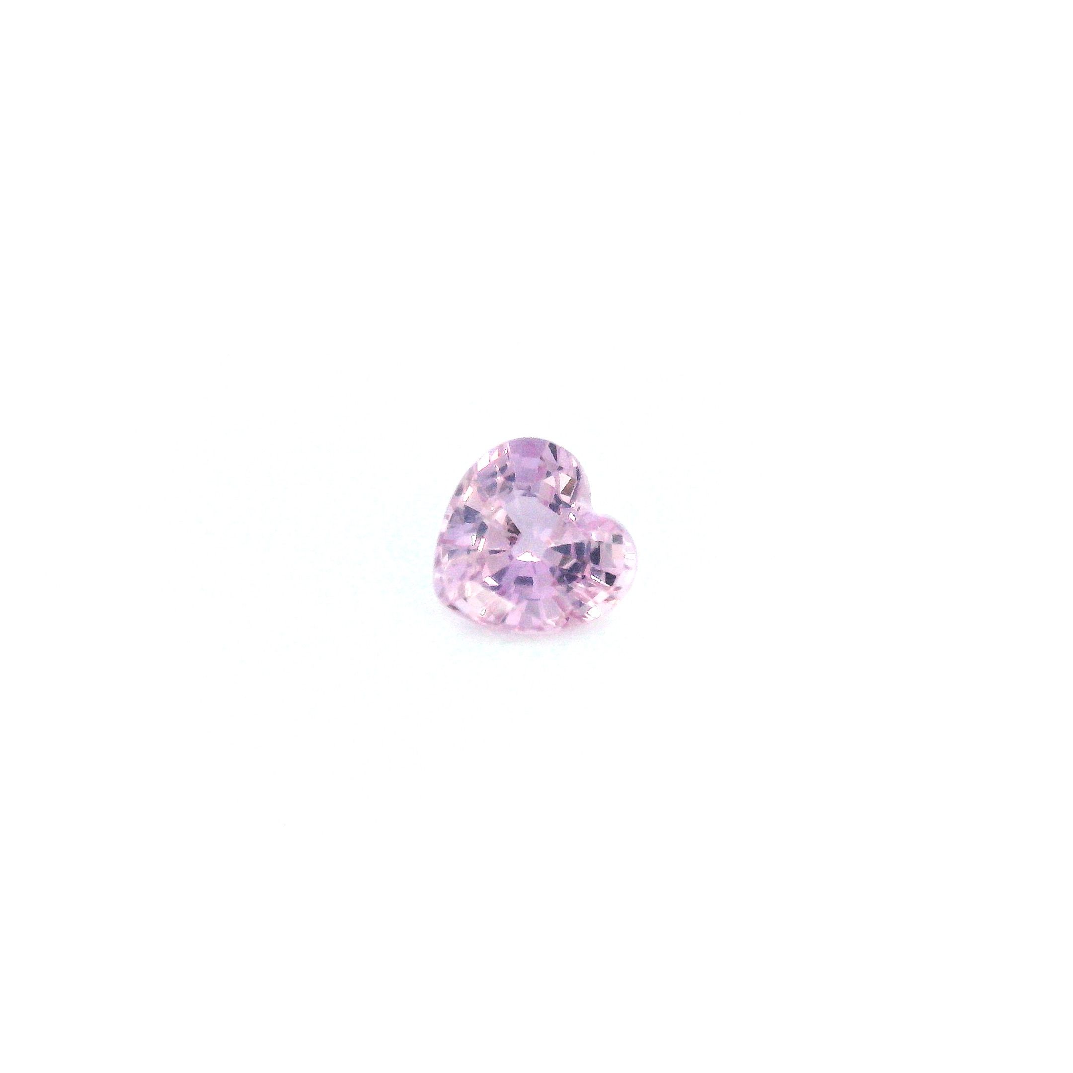 0.48 ct Heart Pink Natural Sapphire