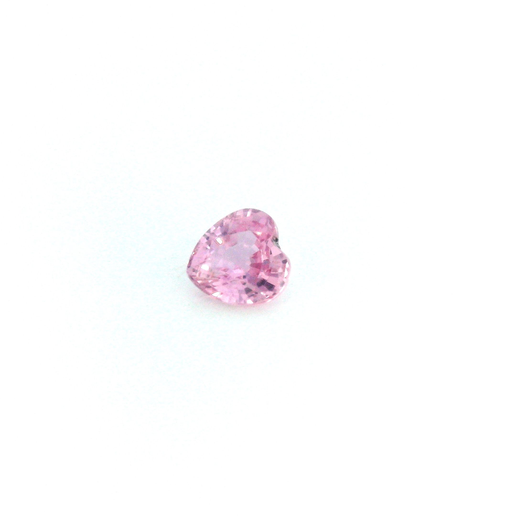 0.60 ct Heart Pink Natural Sapphire