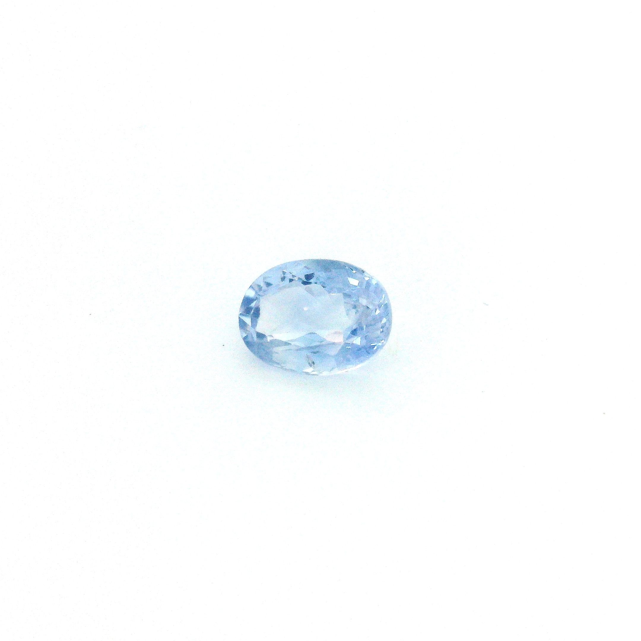 0.96 ct Oval Blue Natural Sapphire