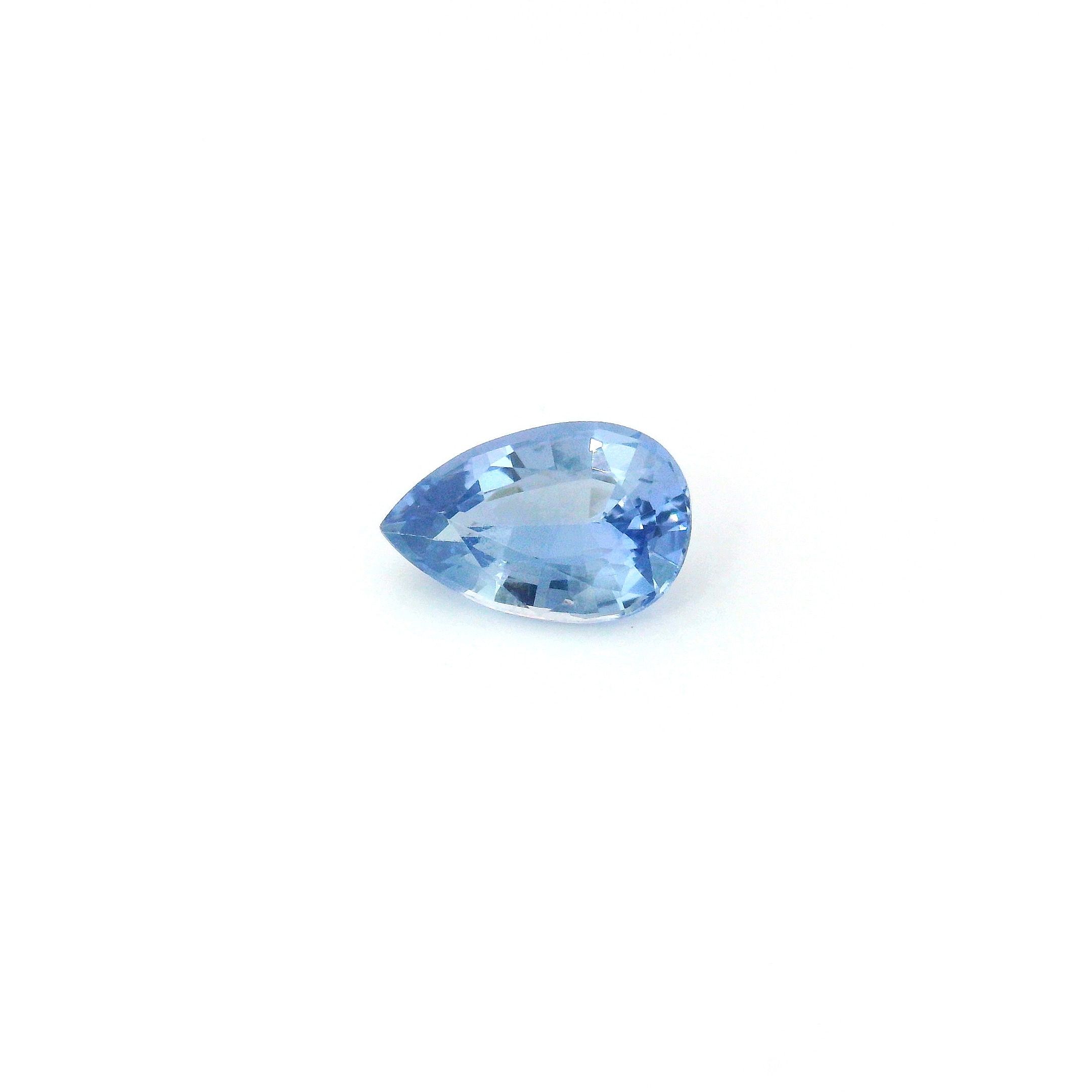 0.78 ct Pear Blue Natural Sapphire