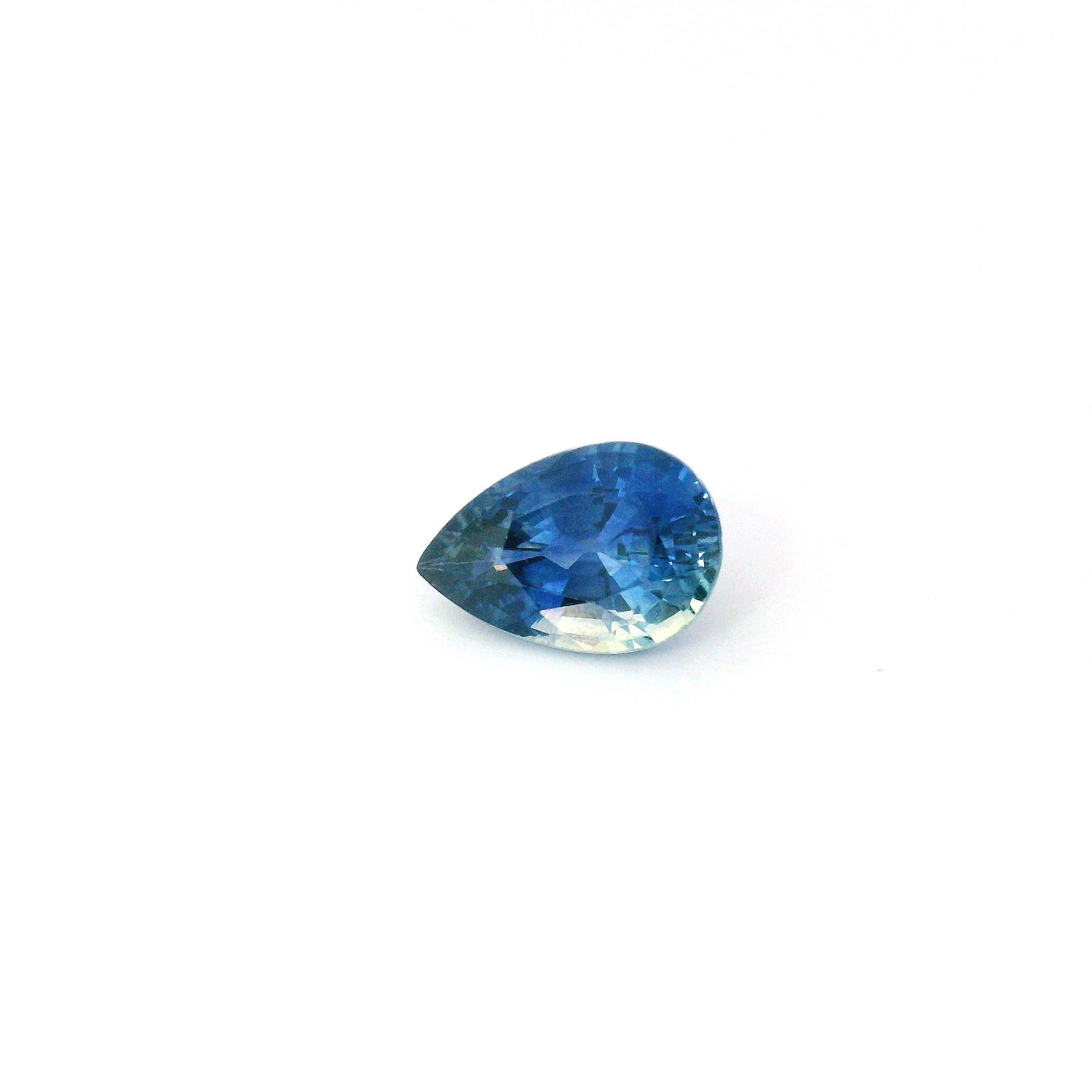 0.90 ct Pear Blue Natural Sapphire