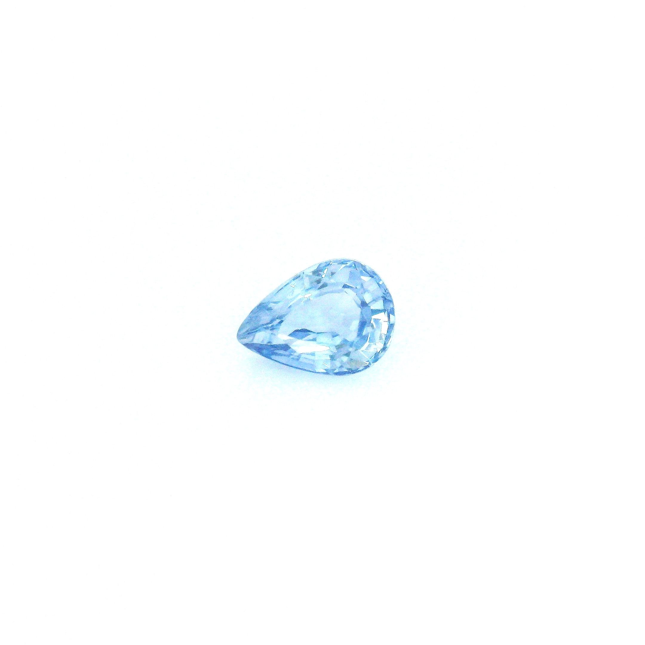 0.91 ct Pear Blue Natural Sapphire