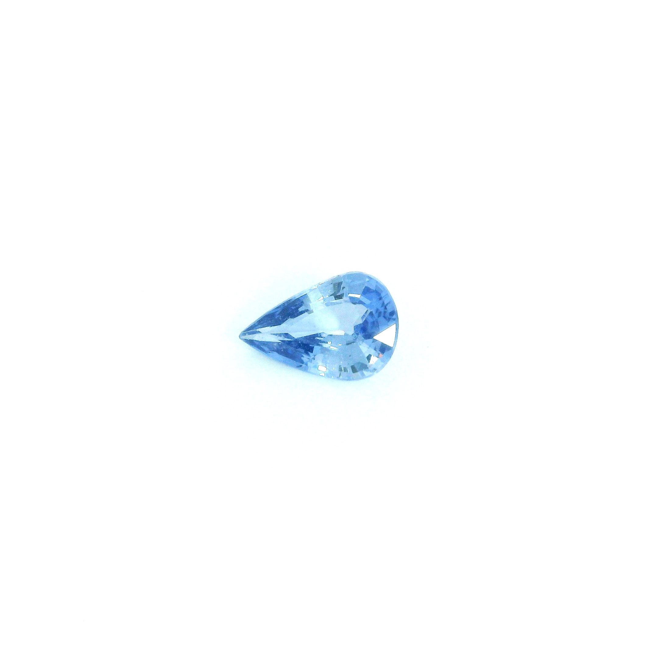 0.67 ct Pear Blue Natural Sapphire