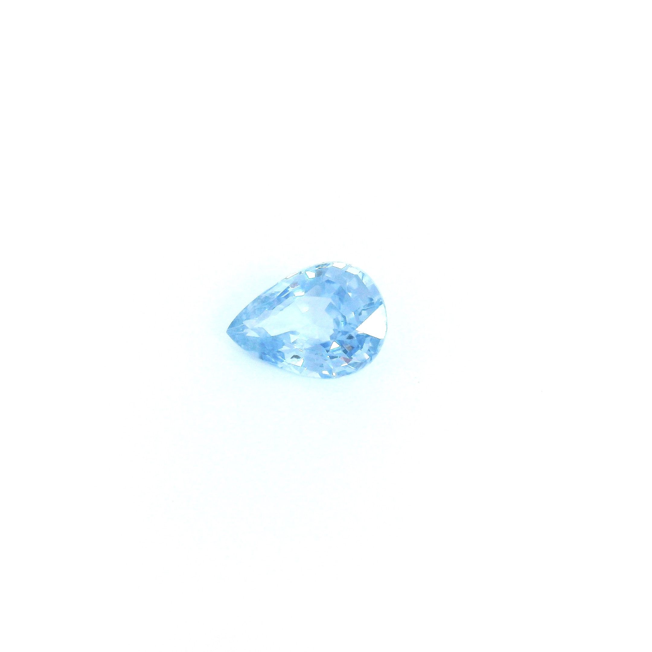0.84 ct Pear Blue Natural Sapphire