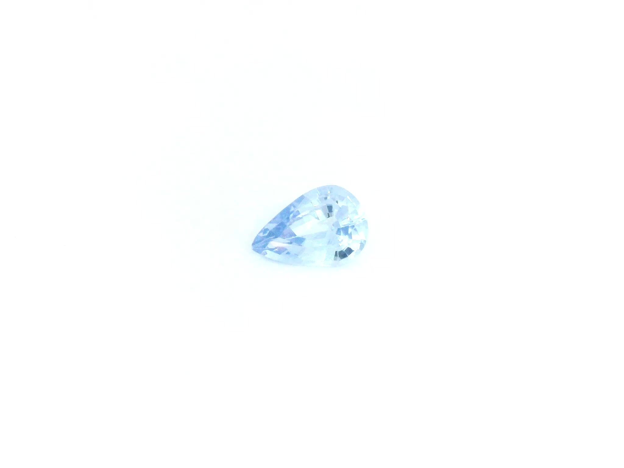 0.66 ct Pear Blue Natural Sapphire