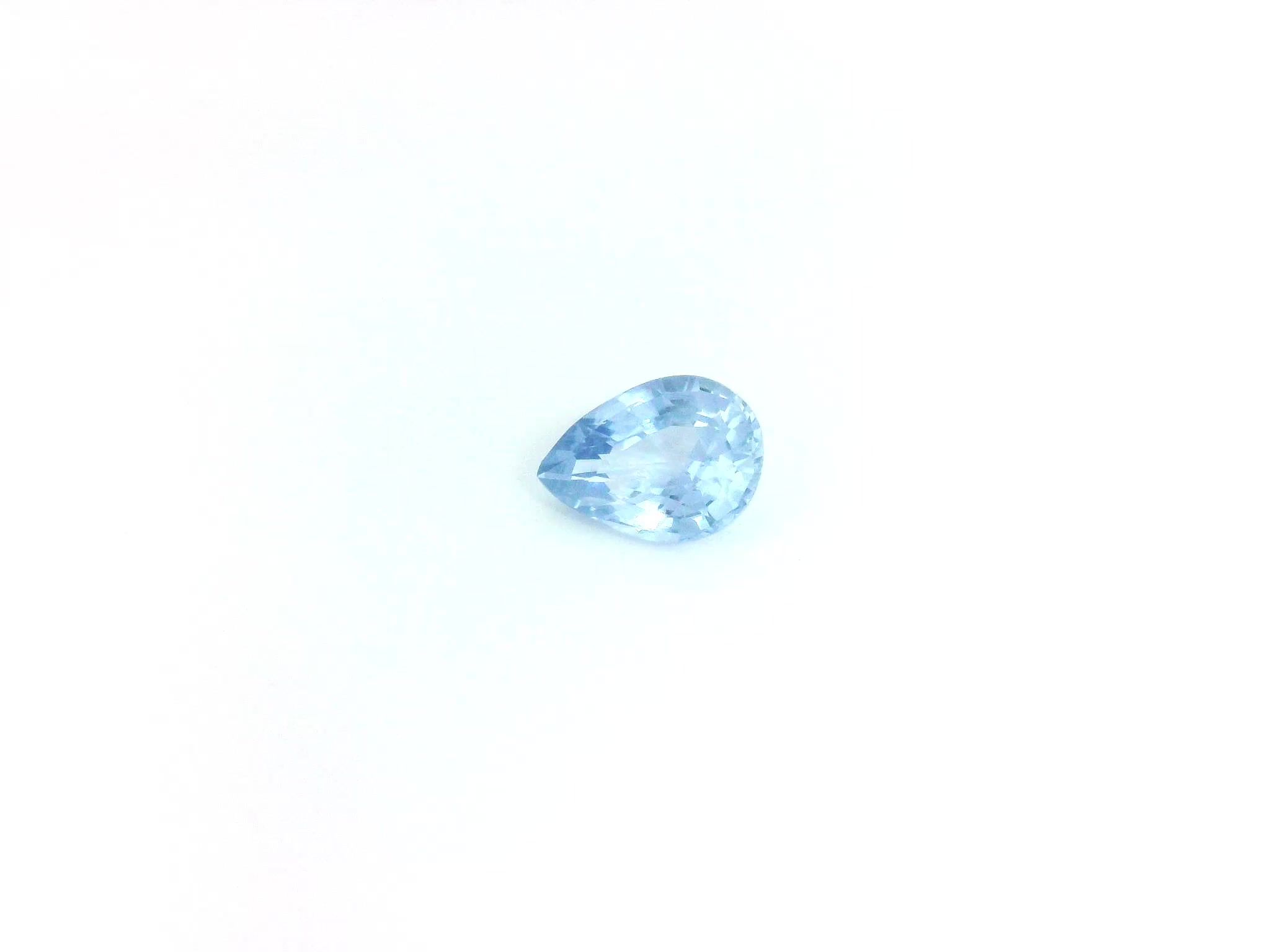 0.75 ct Pear Blue Natural Sapphire