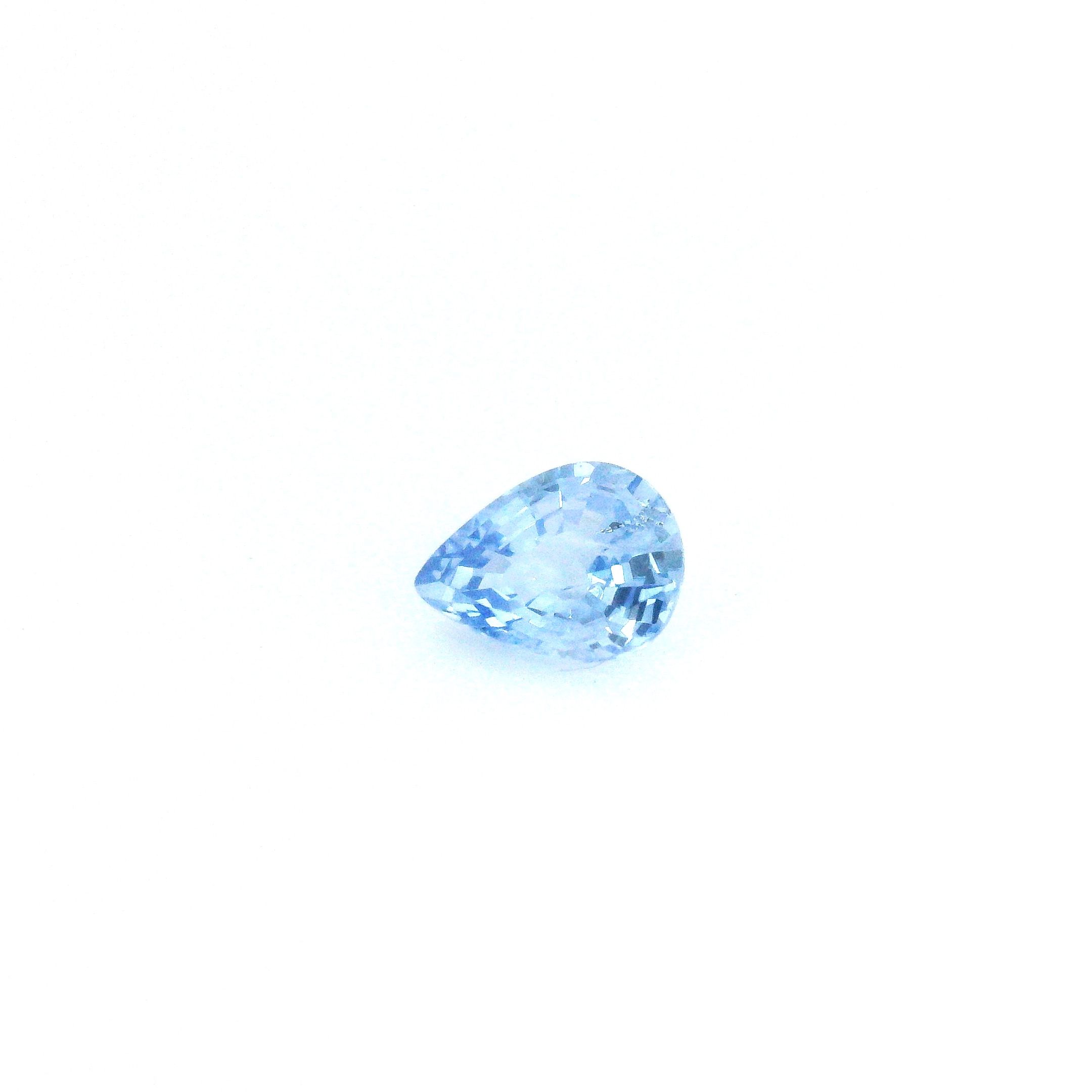 0.87 ct Pear Blue Natural Sapphire