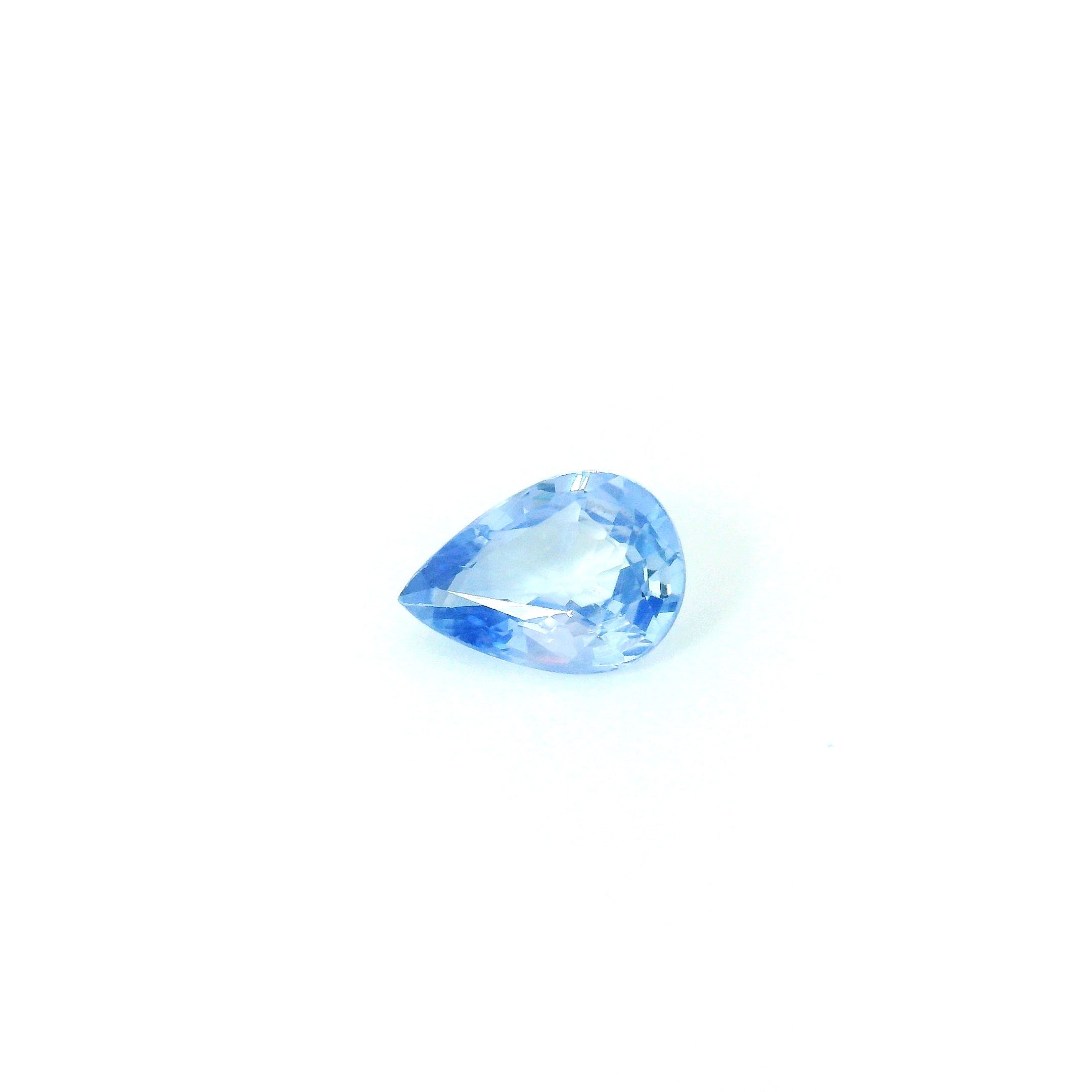 0.73 ct Pear Blue Natural Sapphire