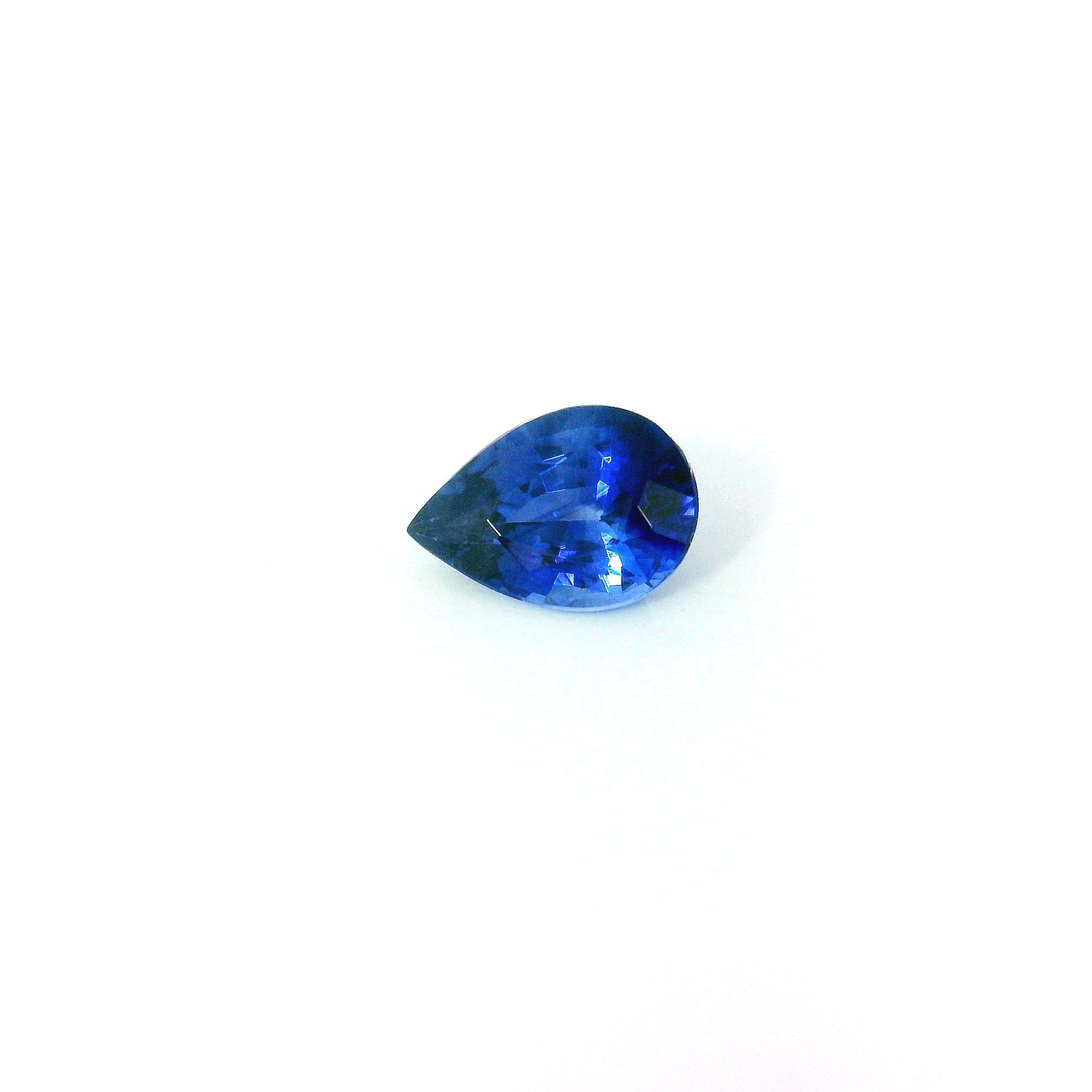 0.72 ct Pear Blue Natural Sapphire