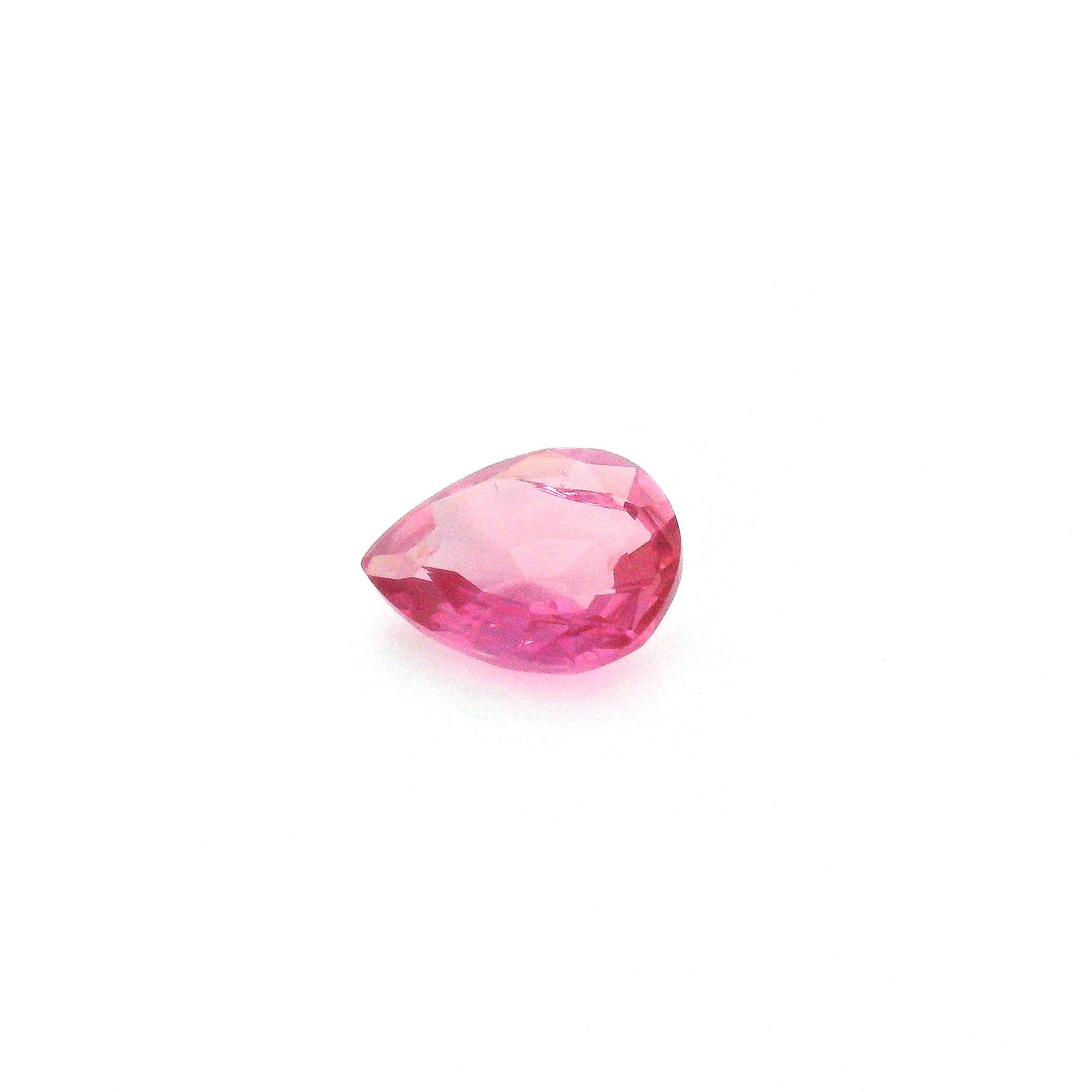 0.96 ct Pear Pink Natural Sapphire