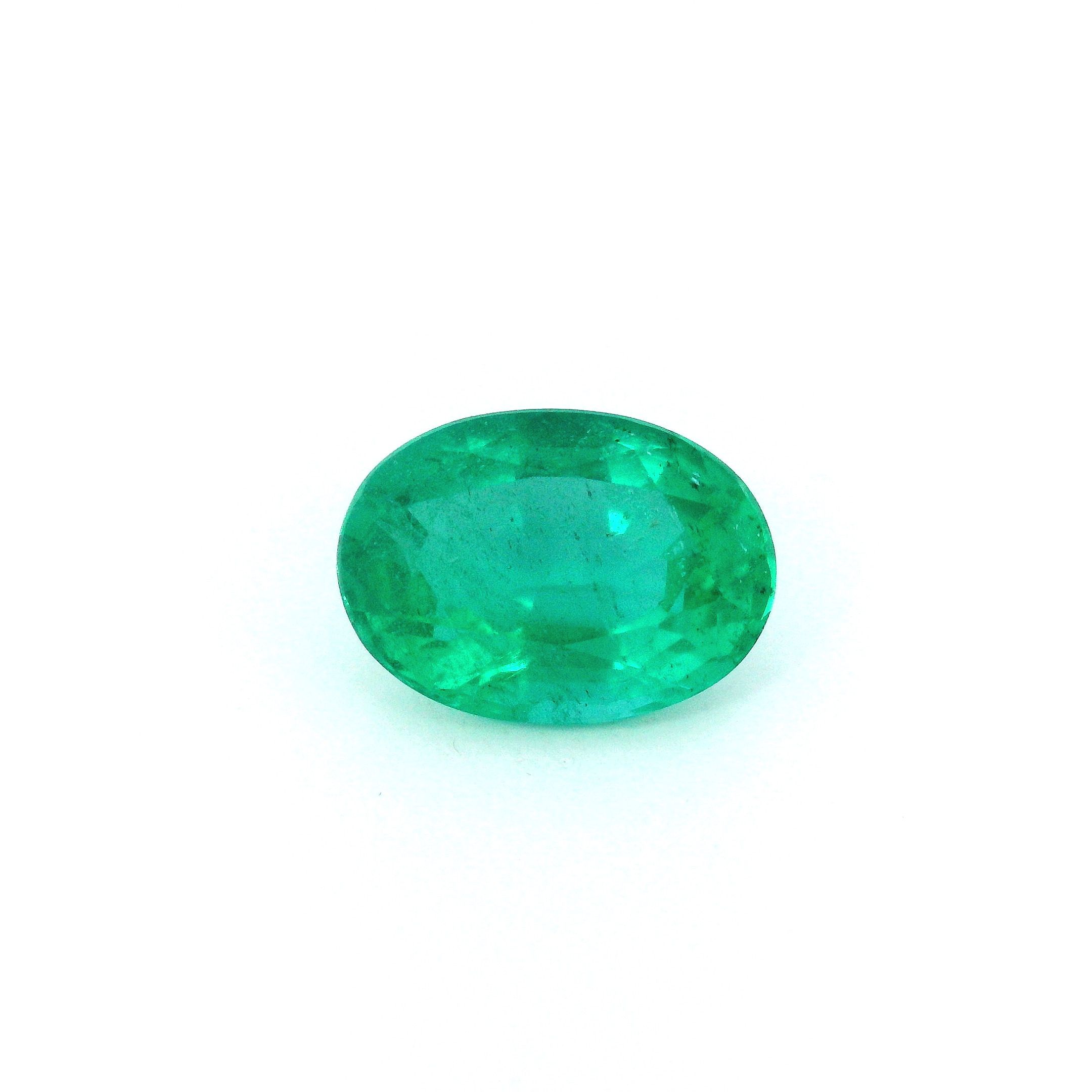 2.27 ct Oval Green Natural Emerald