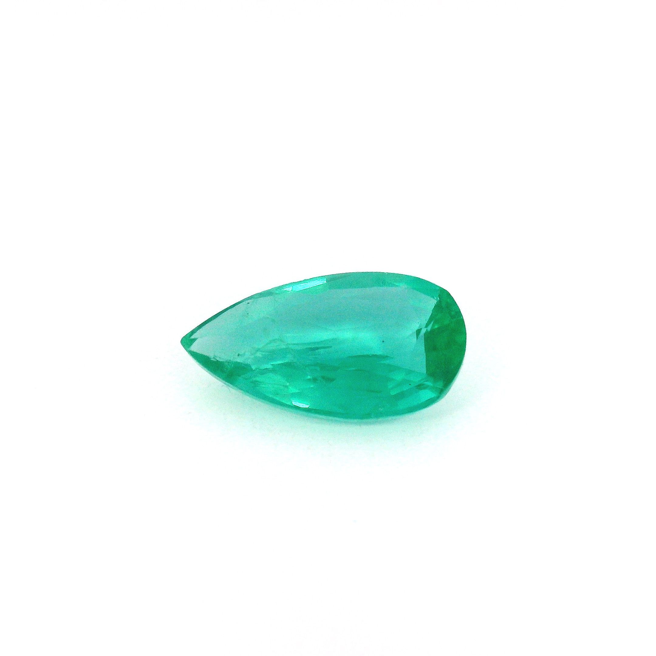 1.60 ct Pear Green Natural Emerald