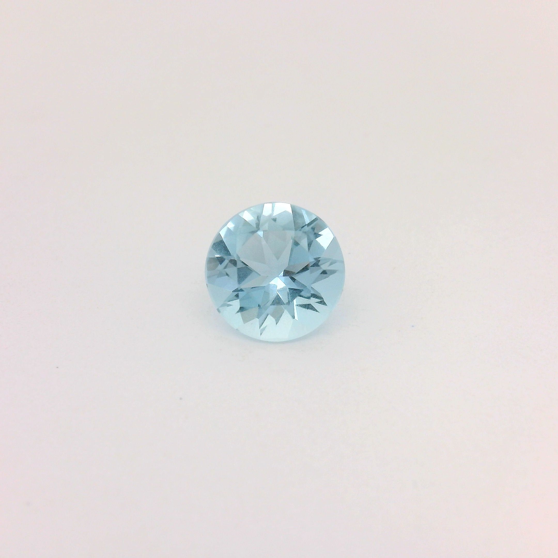1.04 ct Round Blue Natural Aquamarine