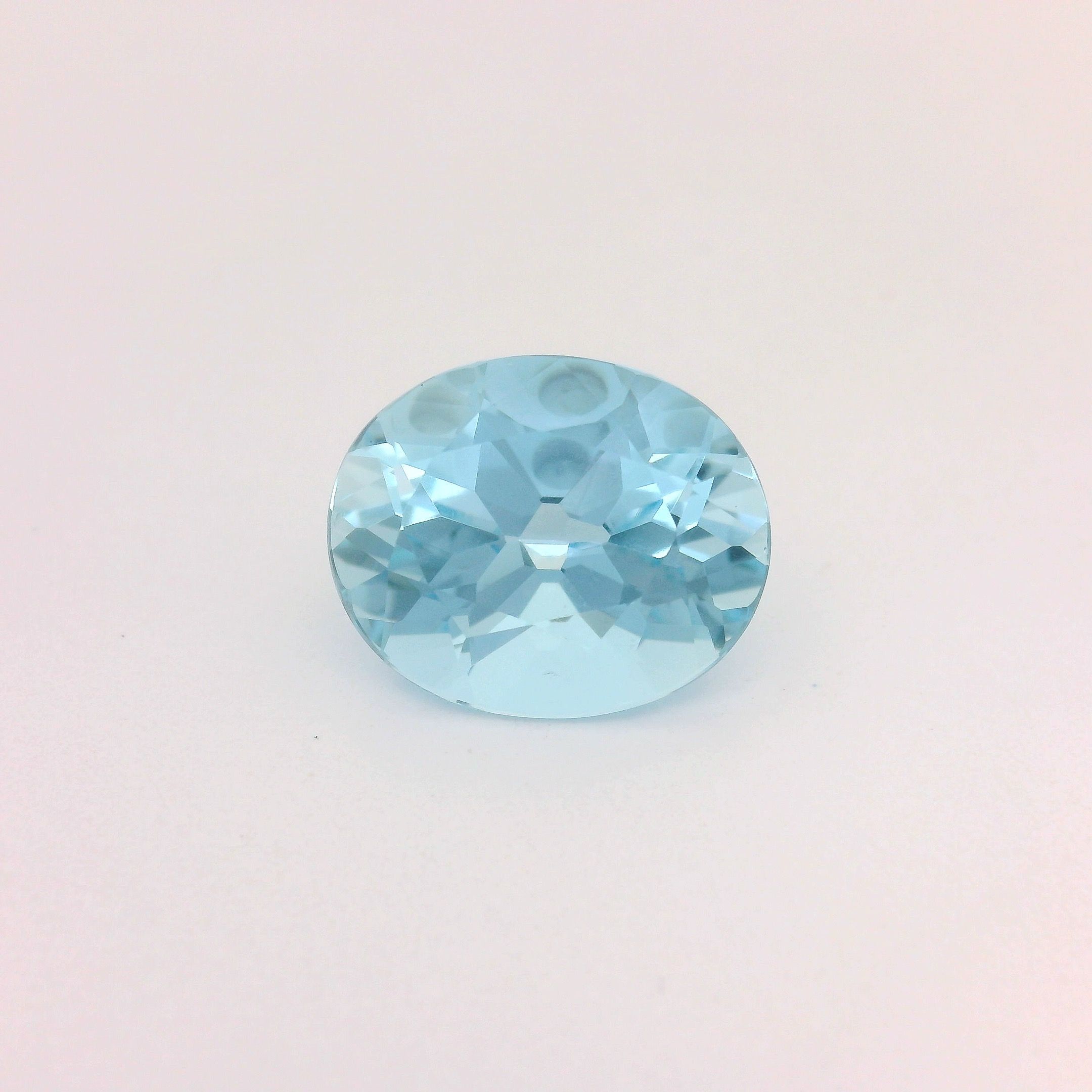 3.42 ct Oval Blue Natural Aquamarine