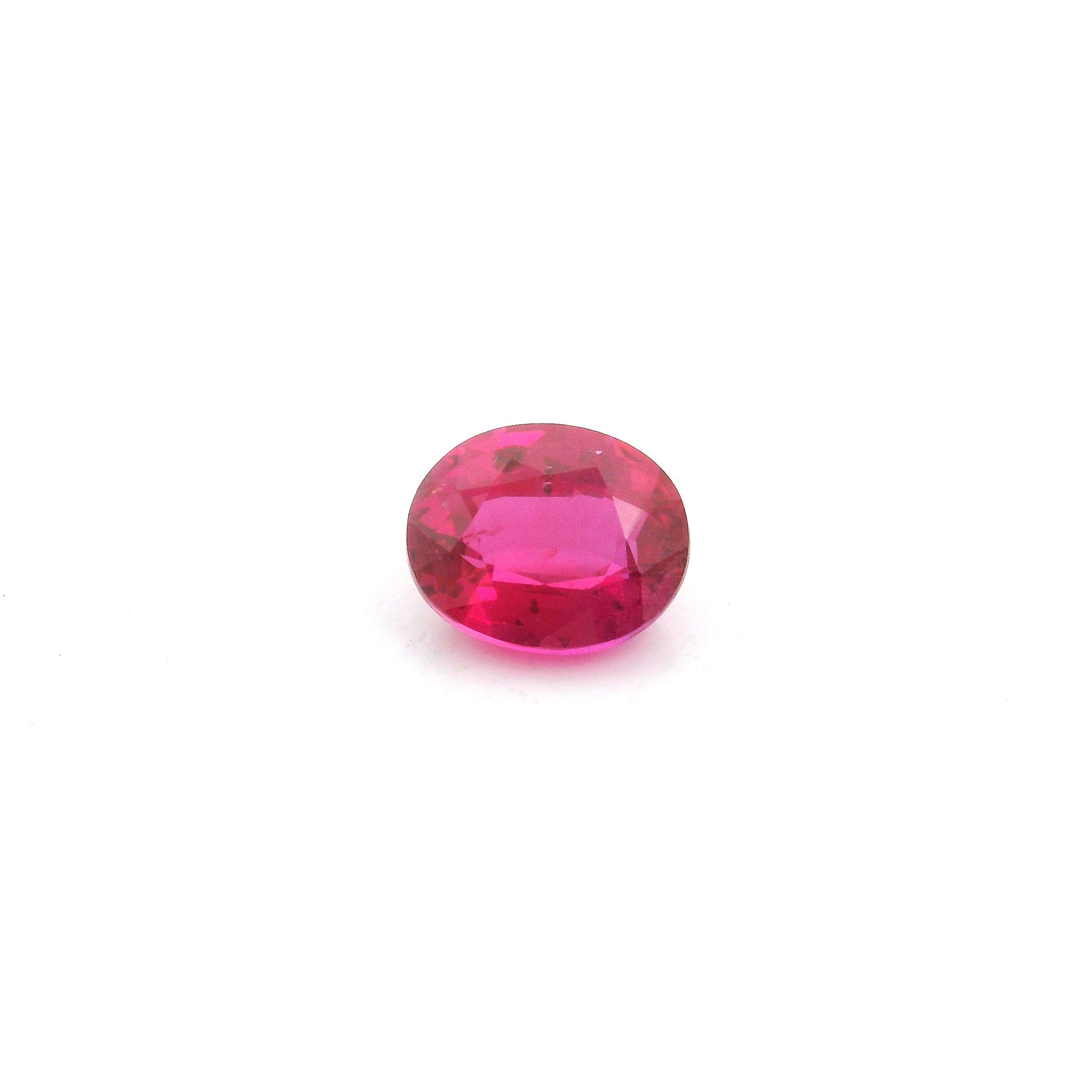 1.09 ct Oval Red Natural Ruby